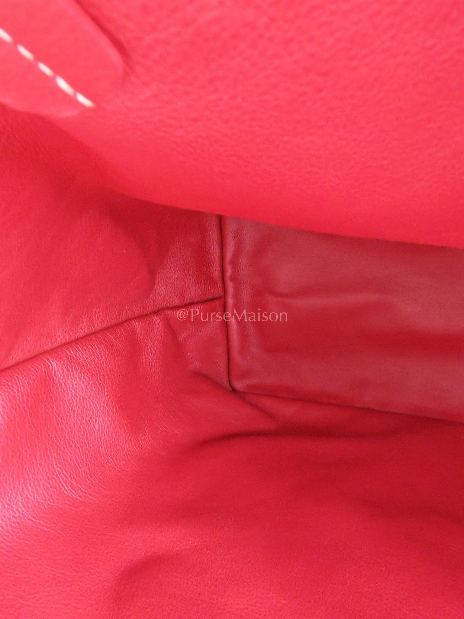 Anjou PM Bag in Red Goyardine Canvas | Purse Maison Luxury Bags Shop