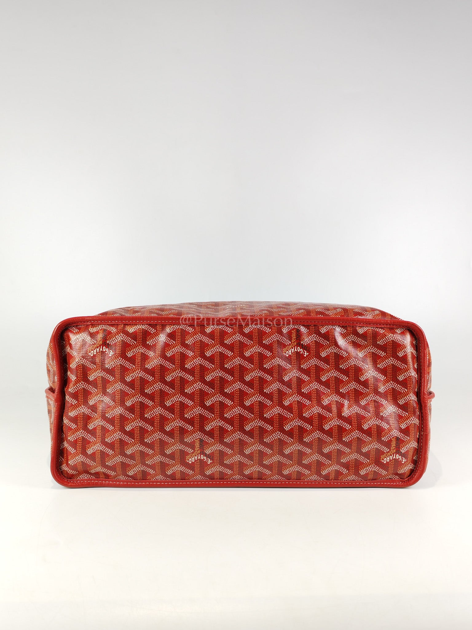 Anjou PM Bag in Red Goyardine Canvas | Purse Maison Luxury Bags Shop