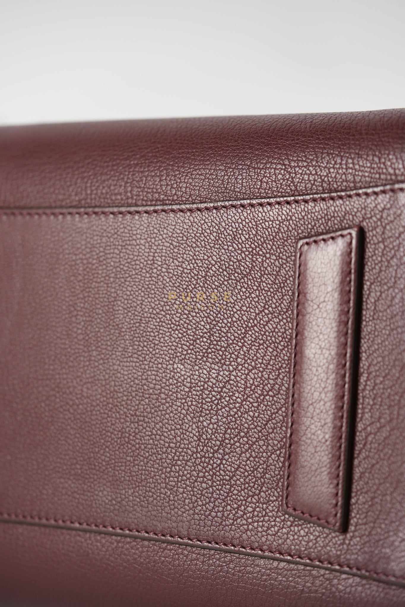 Antigona Medium Bag in Burgundy Goatskin Leather | Purse Maison Luxury Bags Shop
