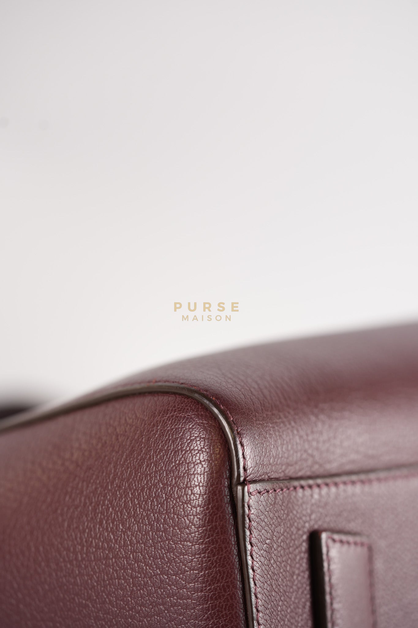 Antigona Medium Bag in Burgundy Goatskin Leather | Purse Maison Luxury Bags Shop