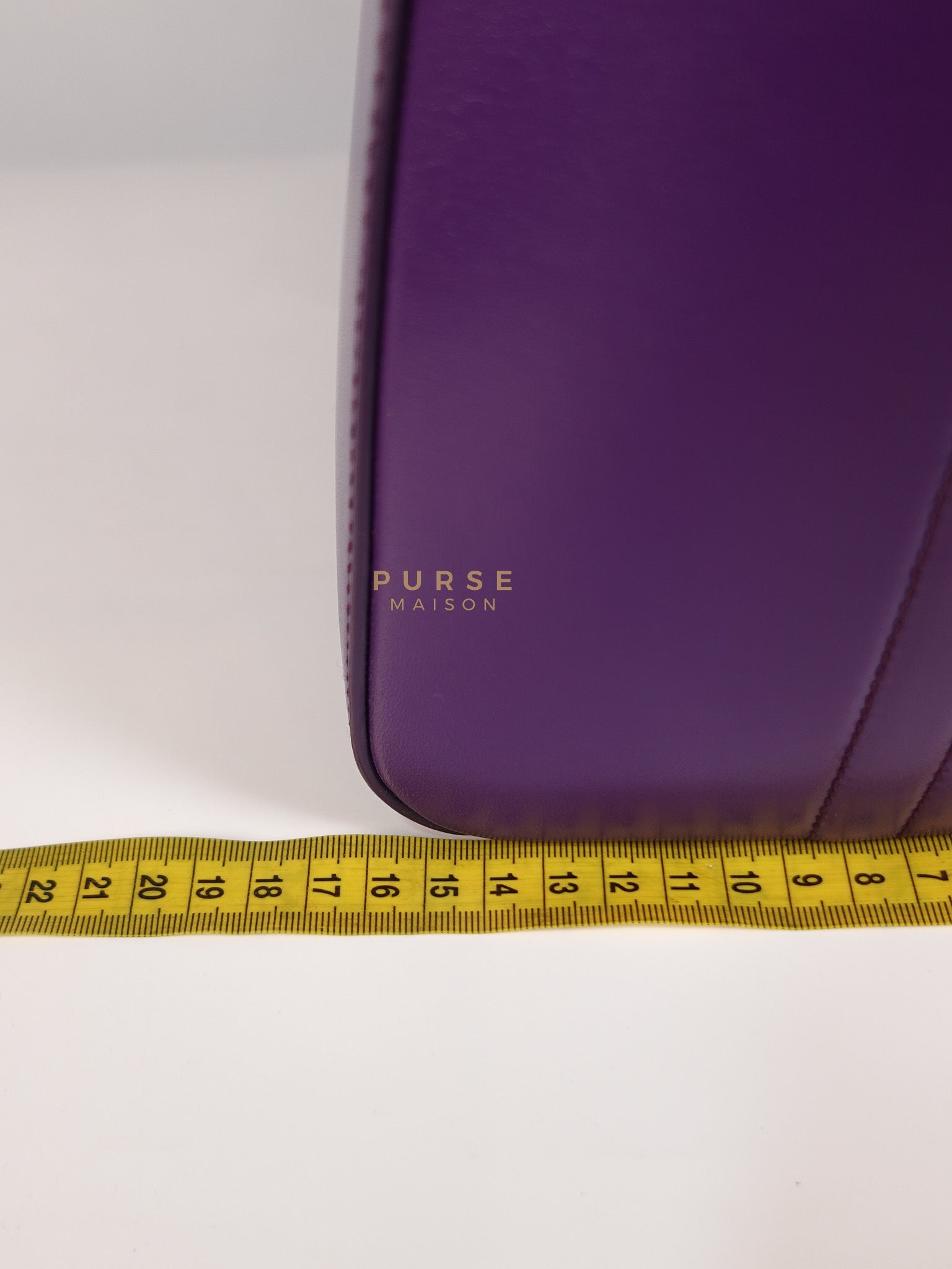 Antigona Medium Bag in Purple Shade Calfskin Leather & Silver Hardware | Purse Maison Luxury Bags Shop