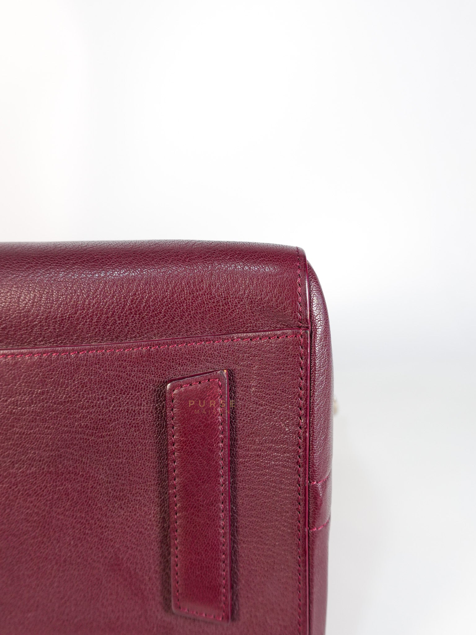 Antigona Medium in Burgundy Sugar Goatskin Leather | Purse Maison Luxury Bags Shop