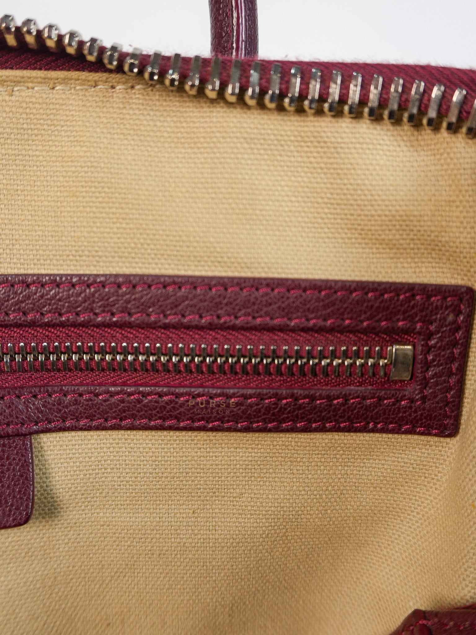 Antigona Medium in Burgundy Sugar Goatskin Leather | Purse Maison Luxury Bags Shop