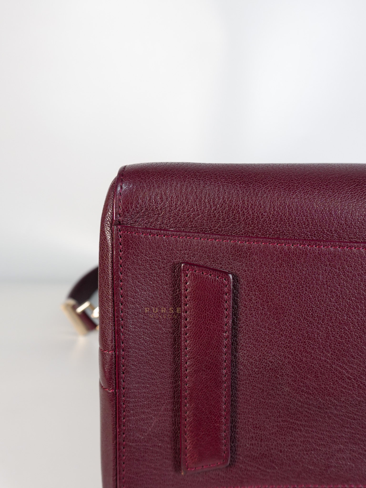 Antigona Medium in Burgundy Sugar Goatskin Leather | Purse Maison Luxury Bags Shop