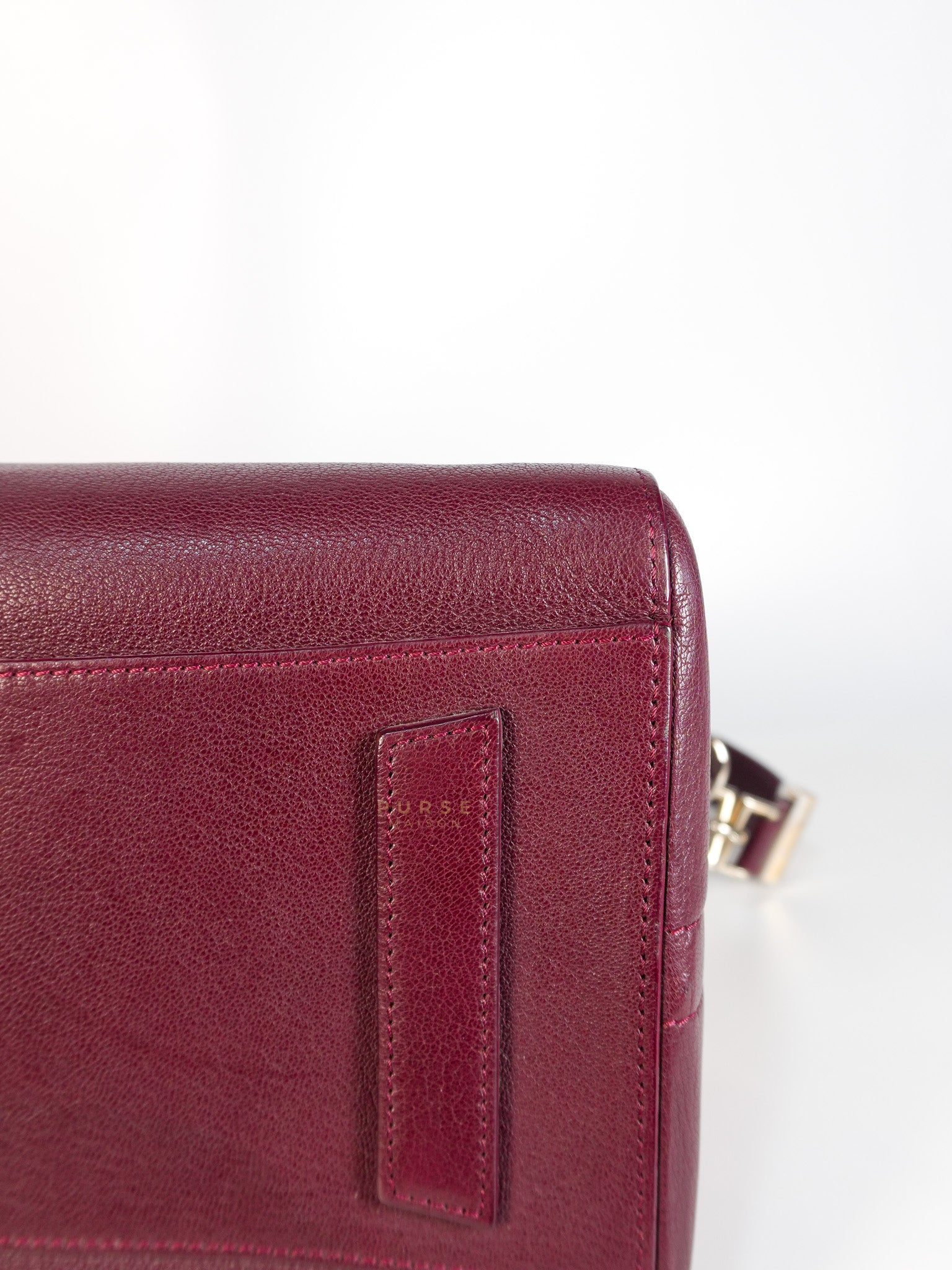Antigona Medium in Burgundy Sugar Goatskin Leather | Purse Maison Luxury Bags Shop