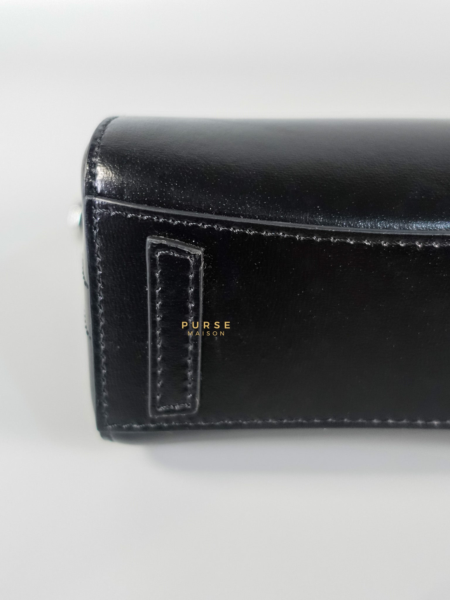 Micro Antigona in Black Smooth Calfskin Leather | Purse Maison Luxury Bags Shop