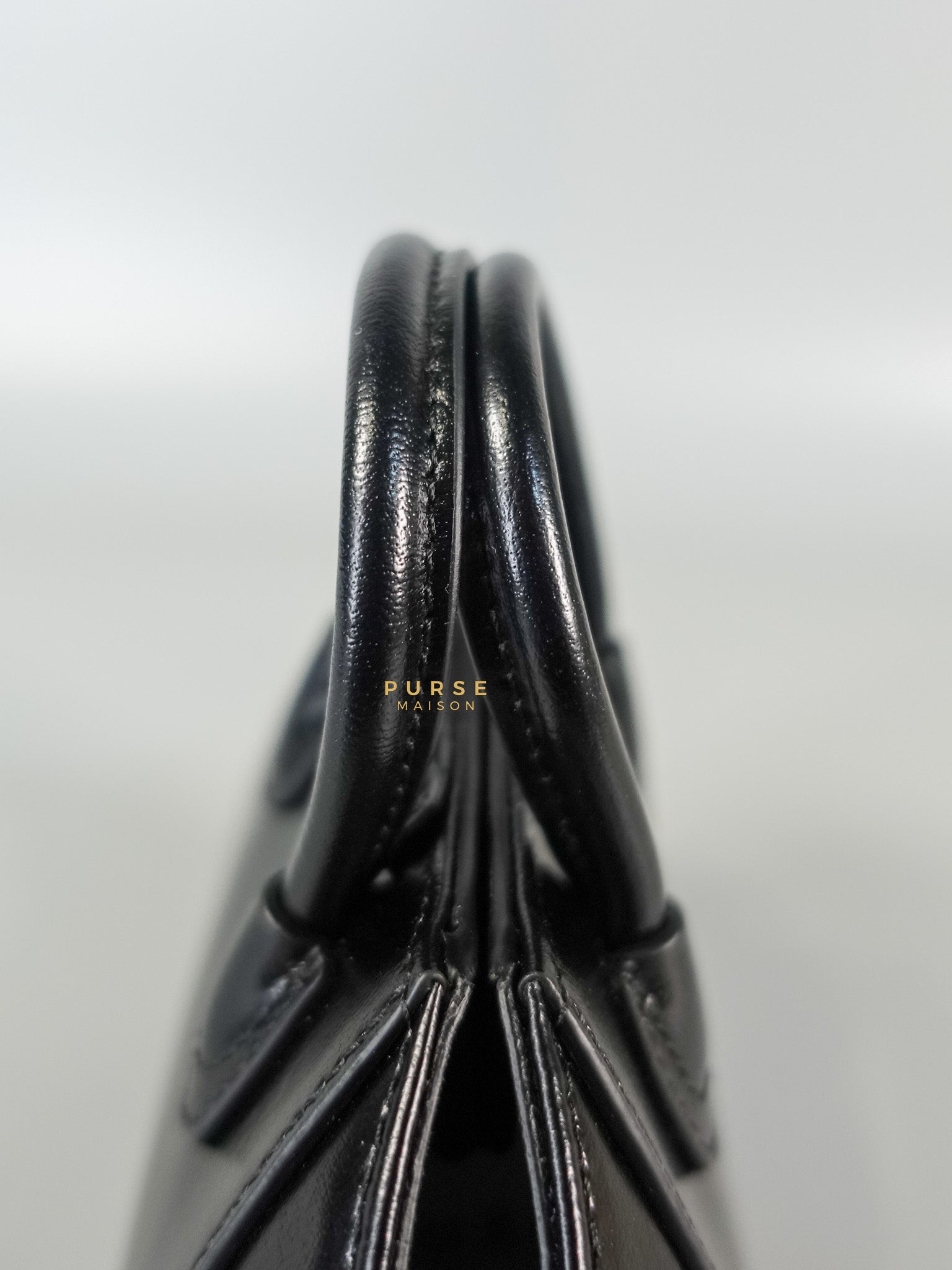 Micro Antigona in Black Smooth Calfskin Leather | Purse Maison Luxury Bags Shop