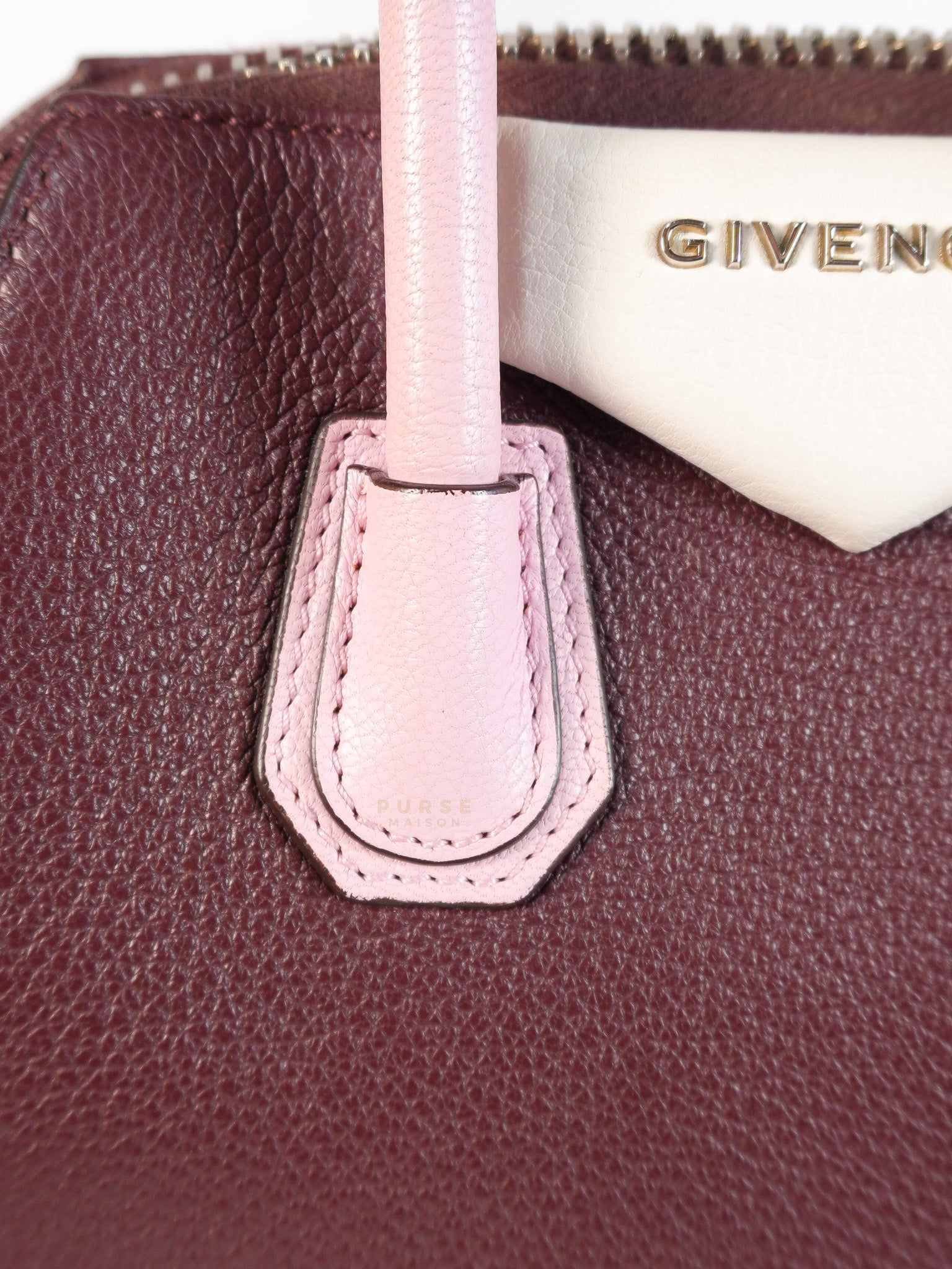 Antigona Mini Tri-Color in Goatskin Leather | Purse Maison Luxury Bags Shop