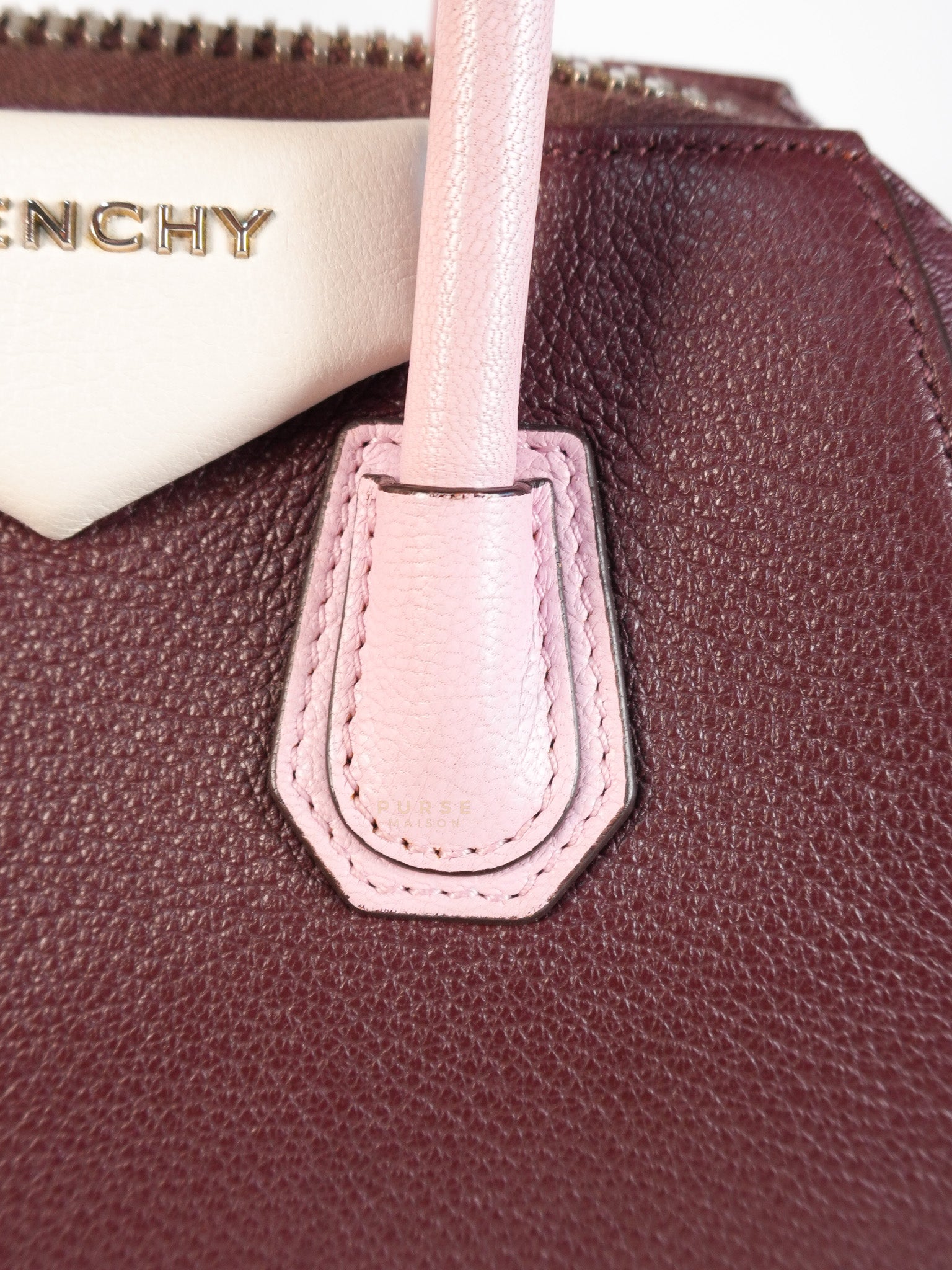 Antigona Mini Tri-Color in Goatskin Leather | Purse Maison Luxury Bags Shop