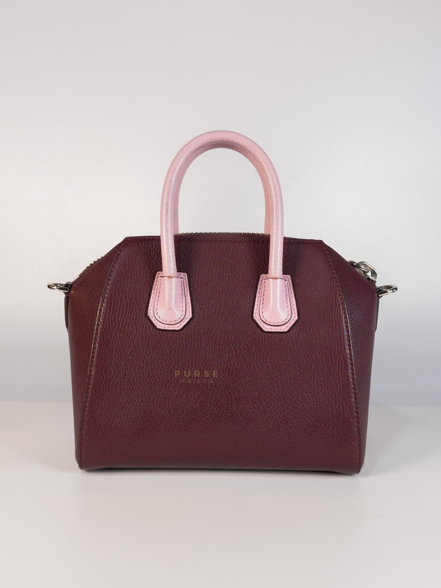 Antigona Mini Tri-Color in Goatskin Leather | Purse Maison Luxury Bags Shop