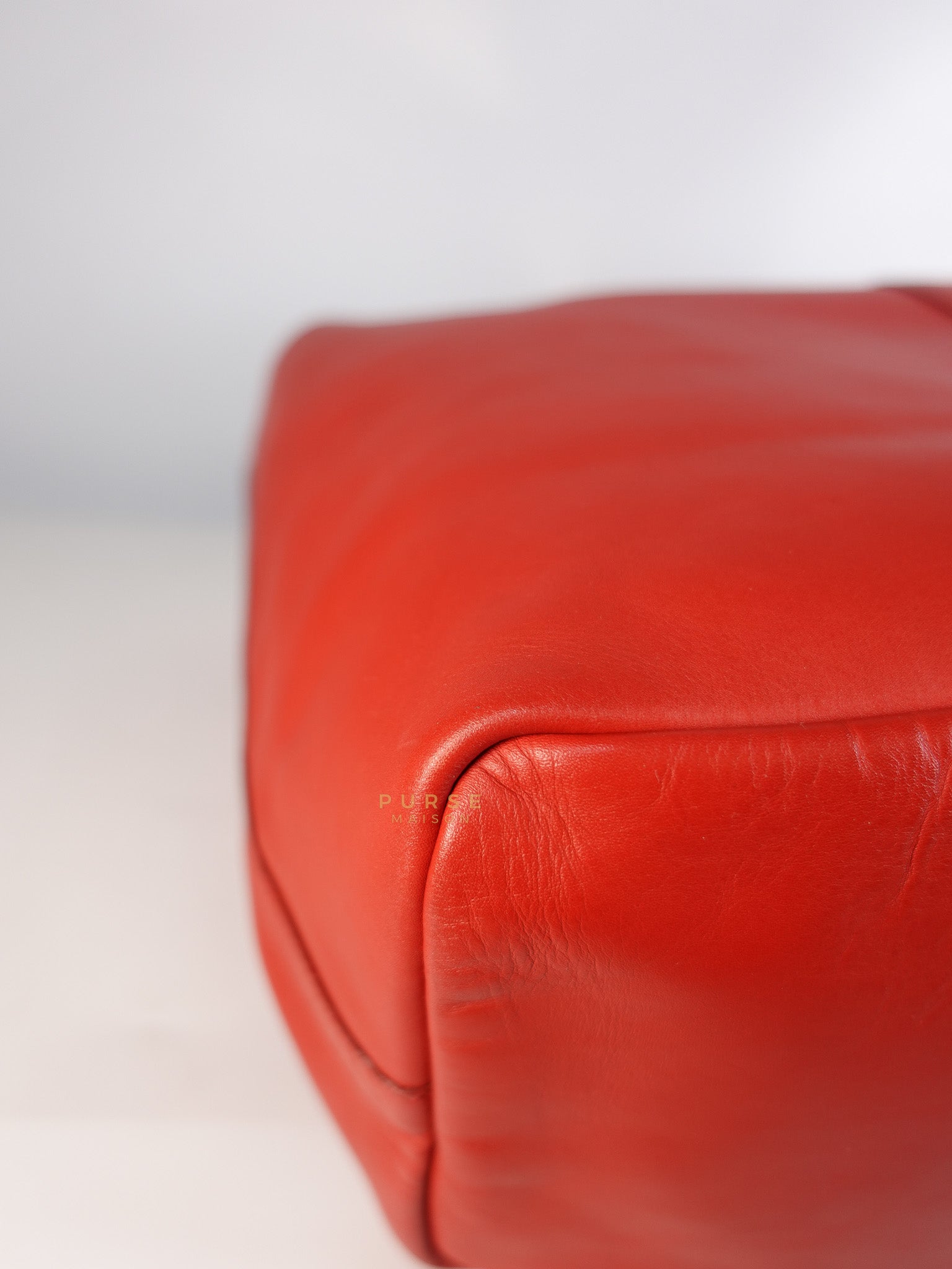 Antigona Shopper Tote Bag in Red Calfskin Leather | Purse Maison Luxury Bags Shop