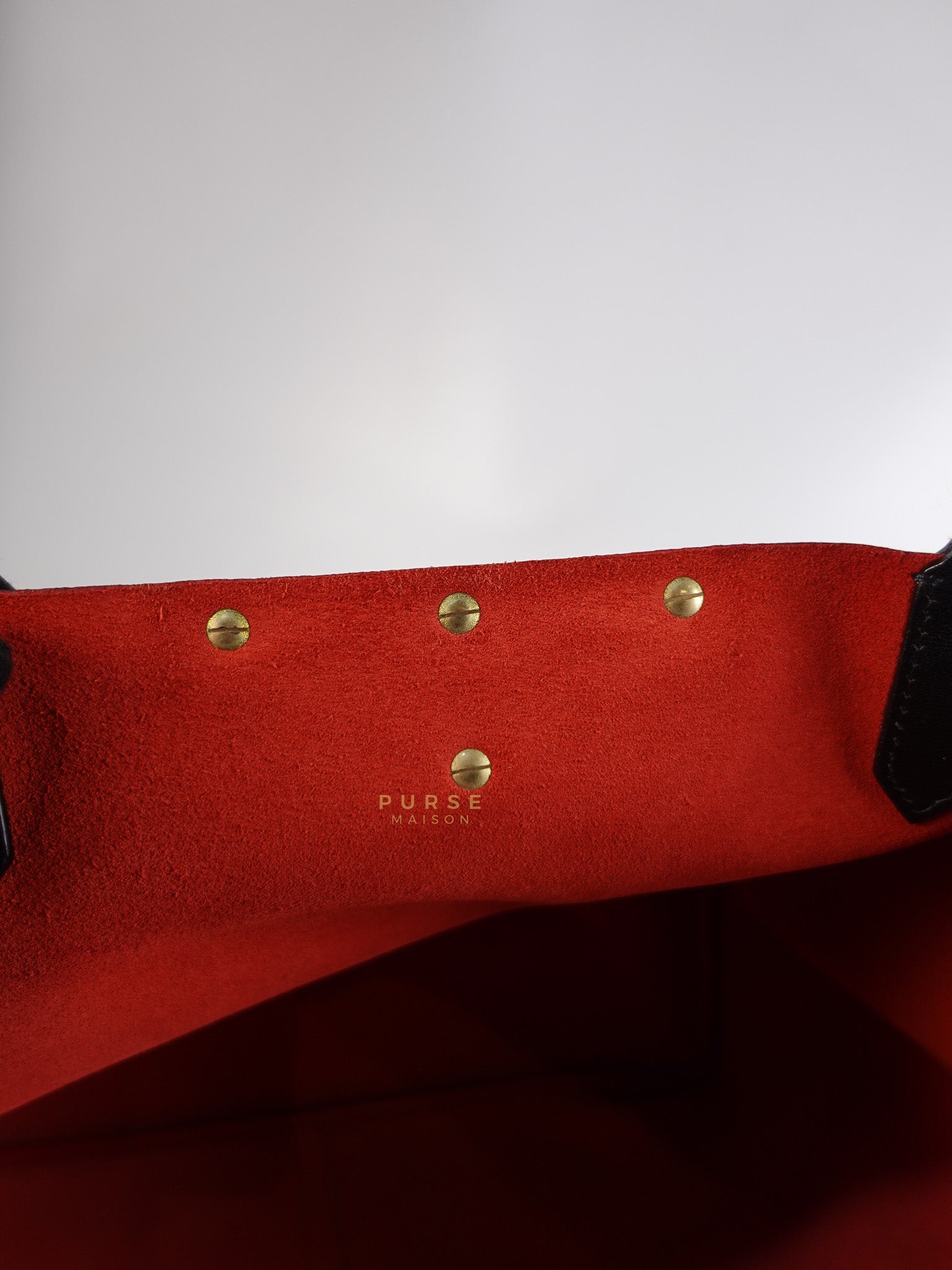 Antigona Shopper Tote Bag in Red Calfskin Leather | Purse Maison Luxury Bags Shop