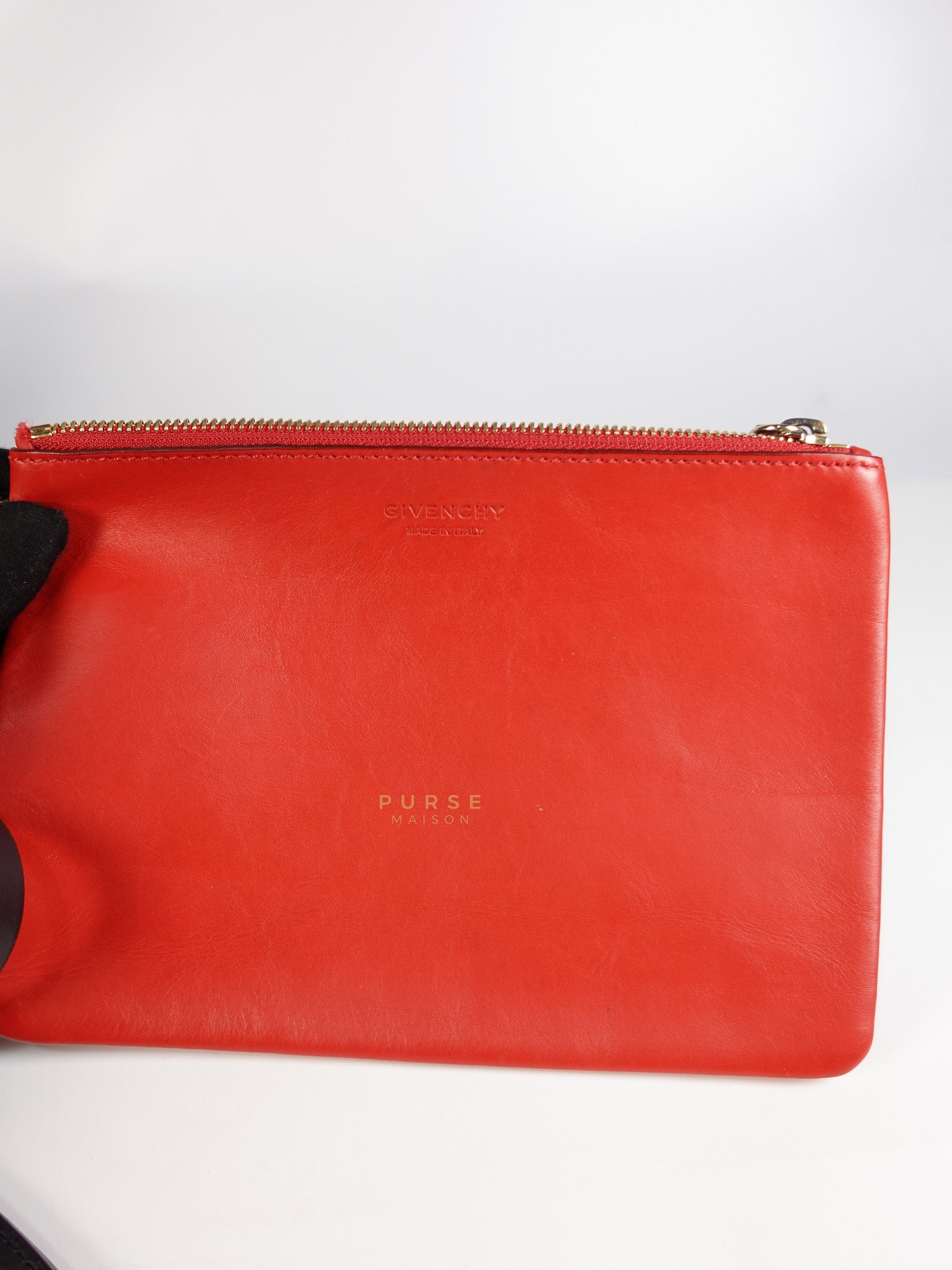 Antigona Shopper Tote Bag in Red Calfskin Leather | Purse Maison Luxury Bags Shop