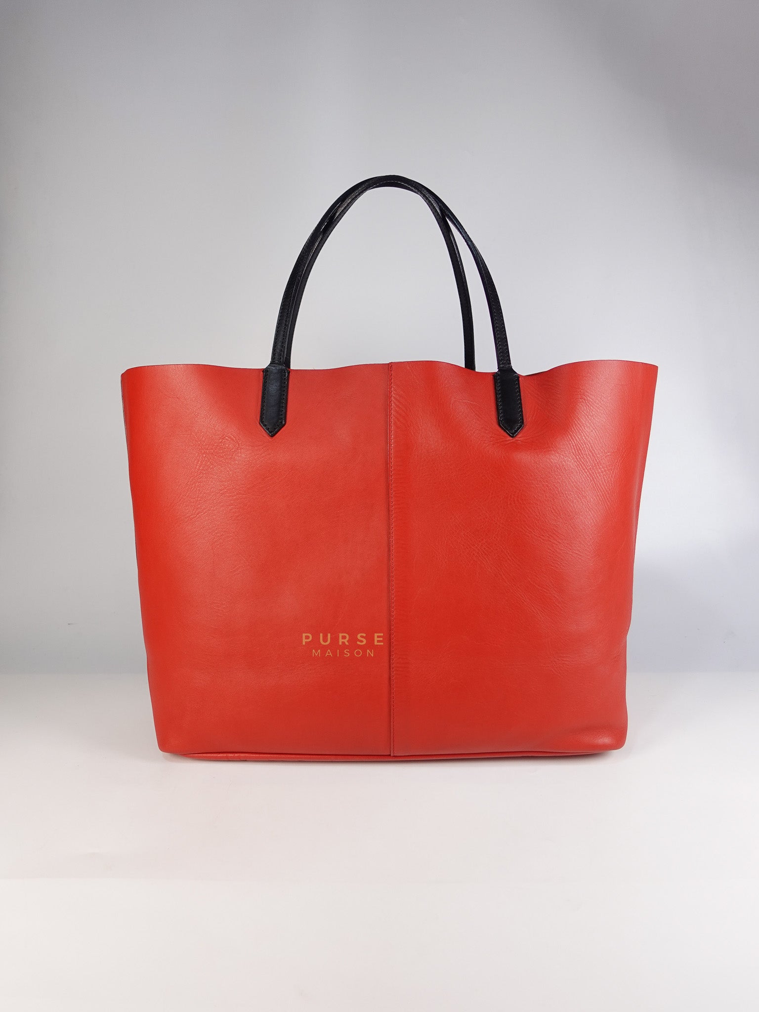 Antigona Shopper Tote Bag in Red Calfskin Leather | Purse Maison Luxury Bags Shop