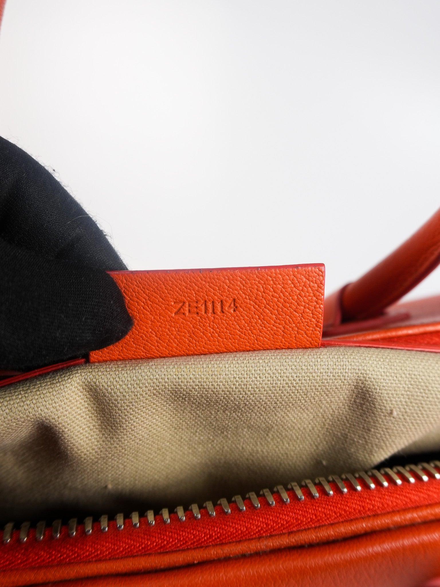 Antigona Small Orange Grained Calfskin Leather | Purse Maison Luxury Bags Shop