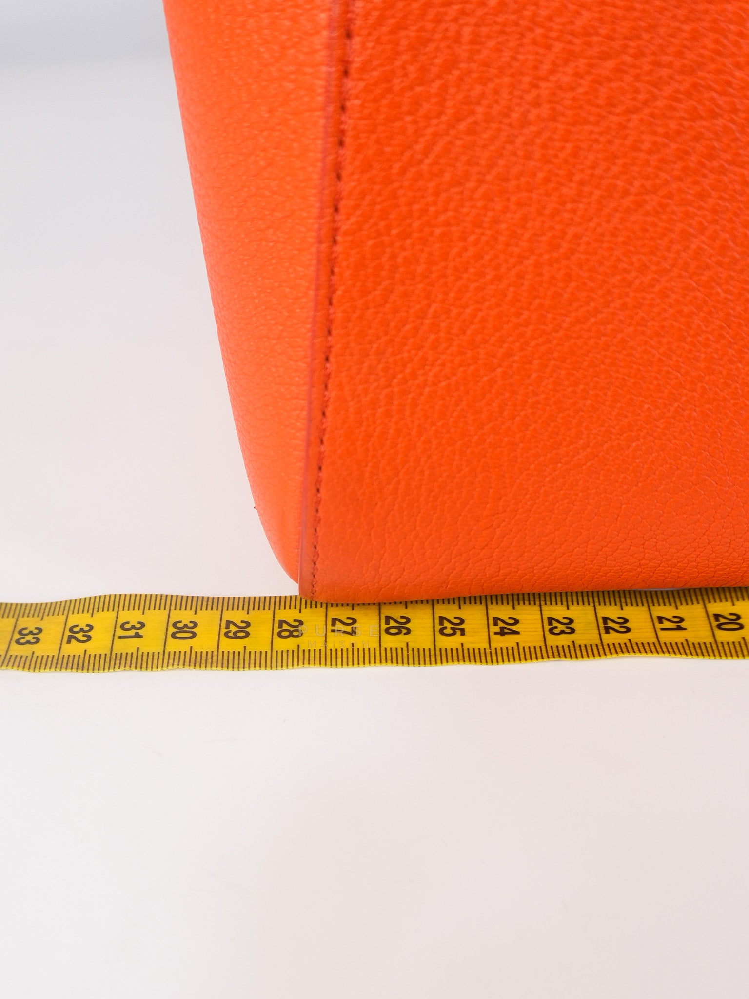 Antigona Small Orange Grained Calfskin Leather | Purse Maison Luxury Bags Shop