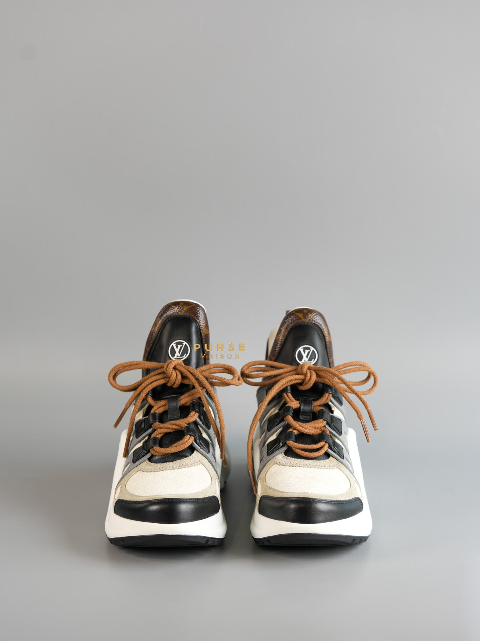 Archlight Sneakers Multicolor Monogram Canvas and Leather Size 36.5 EU (22 cm) | Purse Maison Luxury Bags Shop