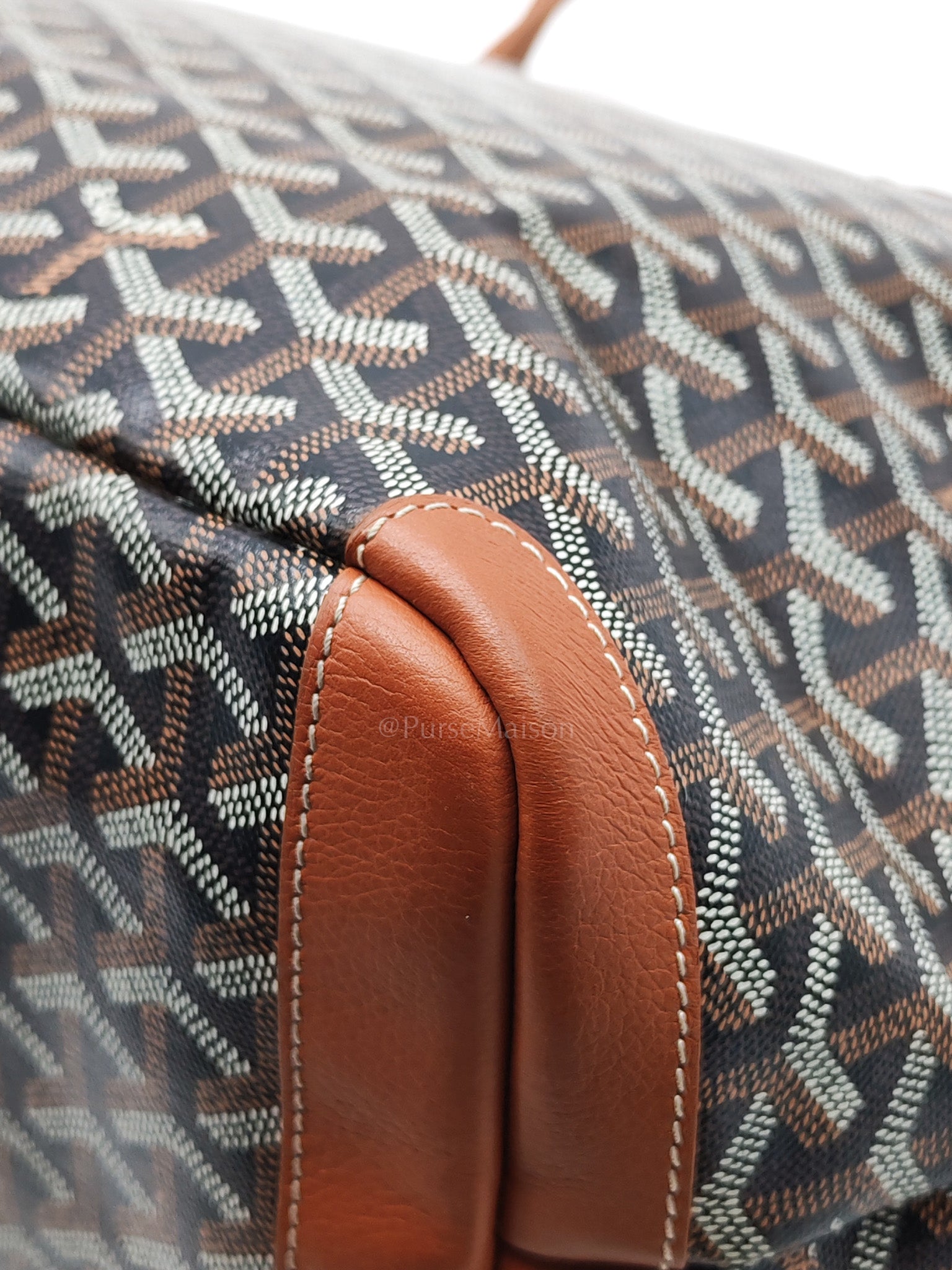 Artois GM Tote in Tan/Black Goyardine Canvas | Purse Maison Luxury Bags Shop
