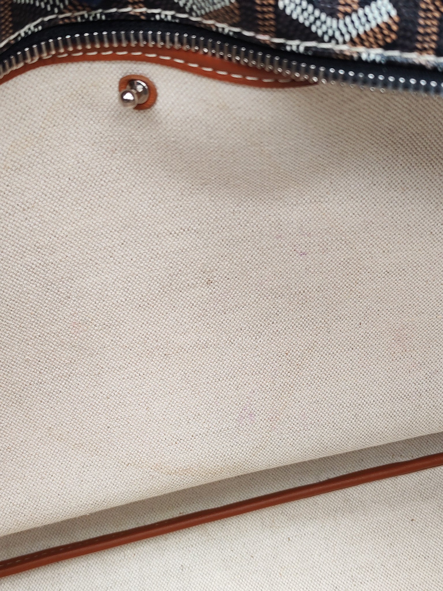 Artois GM Tote in Tan/Black Goyardine Canvas | Purse Maison Luxury Bags Shop