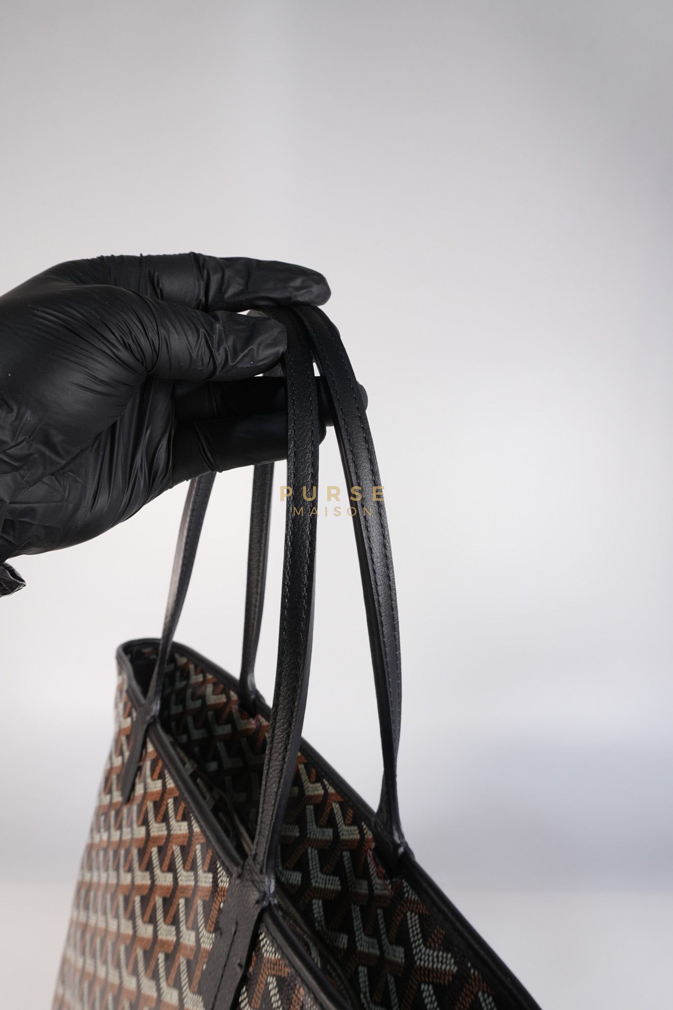 Artois PM Black in Goyardine Canvas | Purse Maison Luxury Bags Shop