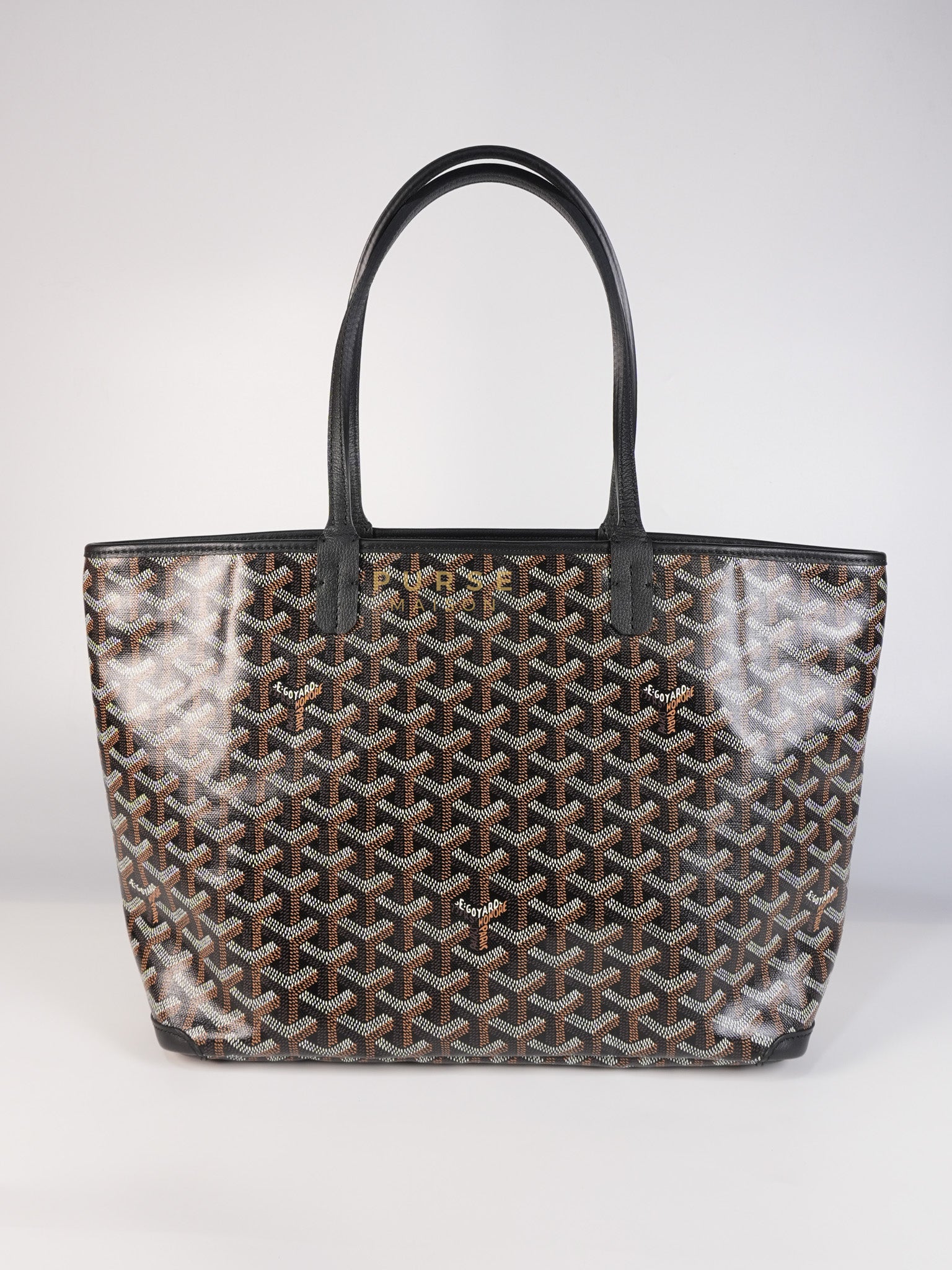 Artois PM Black in Goyardine Canvas | Purse Maison Luxury Bags Shop