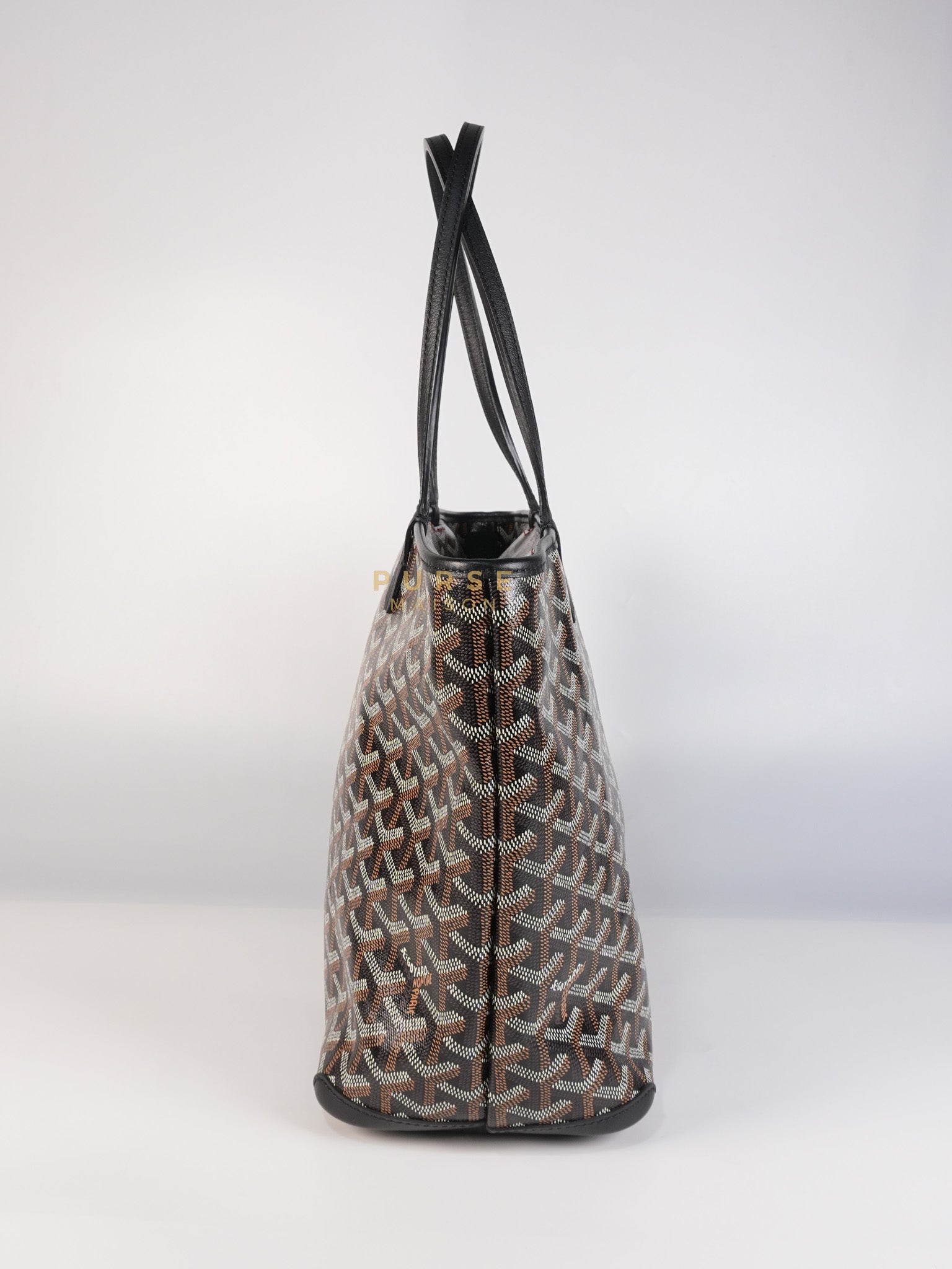 Artois PM Black in Goyardine Canvas | Purse Maison Luxury Bags Shop