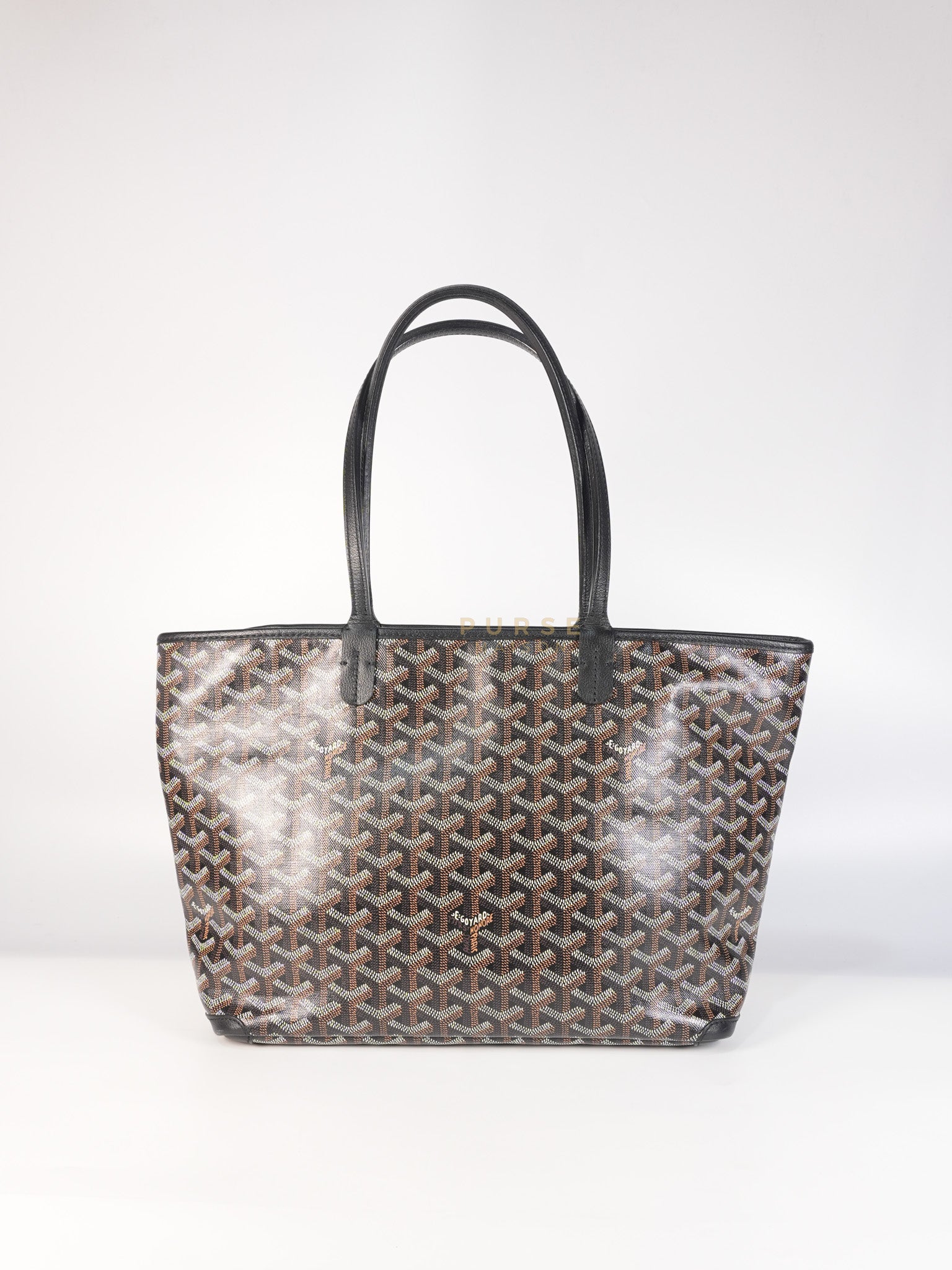 Artois PM Black in Goyardine Canvas | Purse Maison Luxury Bags Shop