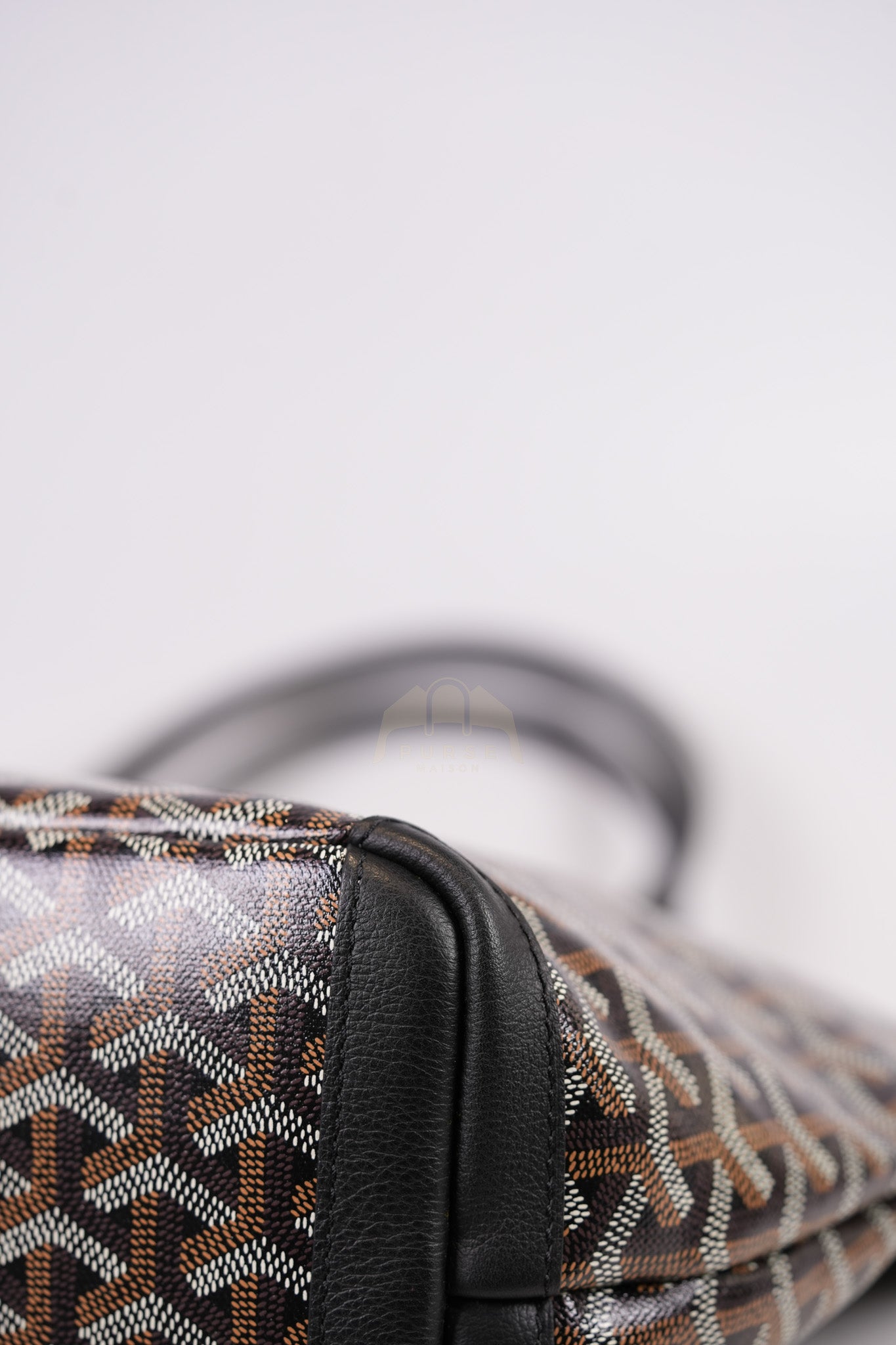 Artois PM in Black Goyardine Canvas | Purse Maison Luxury Bags Shop