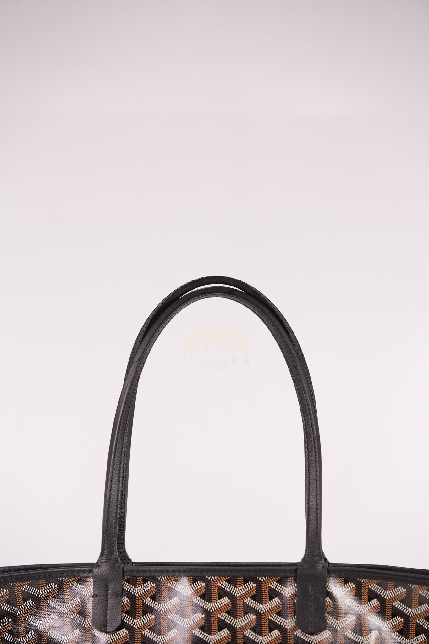 Artois PM in Black Goyardine Canvas | Purse Maison Luxury Bags Shop