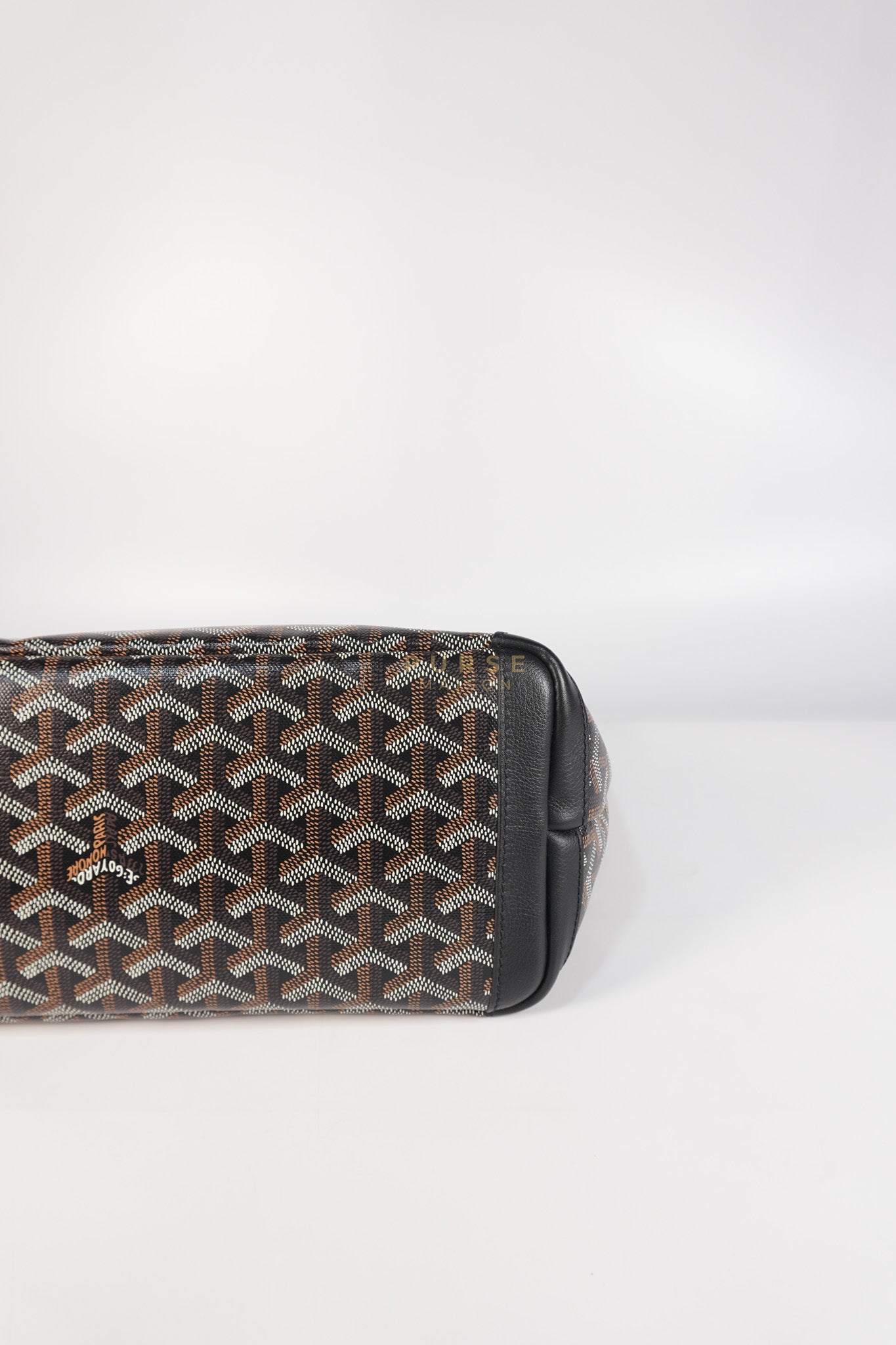 Artois PM in Black Goyardine Canvas | Purse Maison Luxury Bags Shop