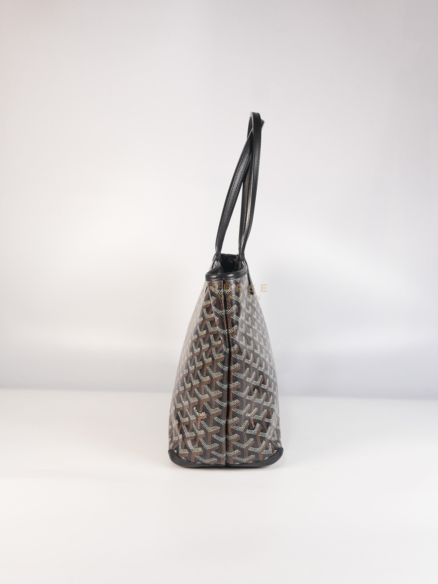 Artois PM in Black Goyardine Canvas | Purse Maison Luxury Bags Shop