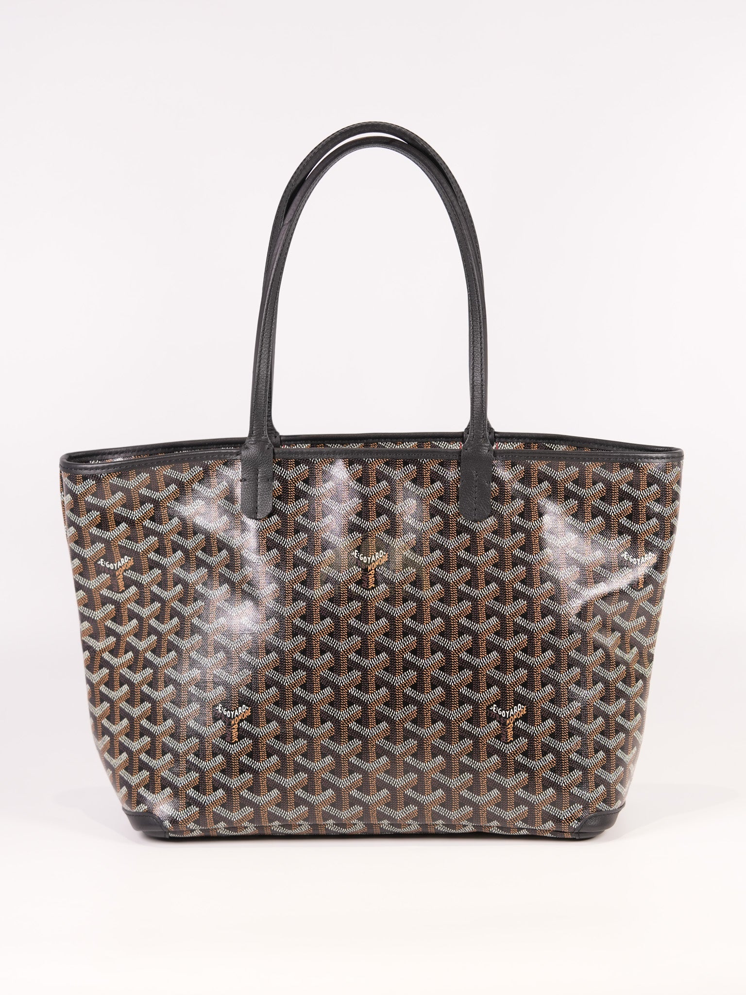 Artois PM in Black Goyardine Canvas | Purse Maison Luxury Bags Shop