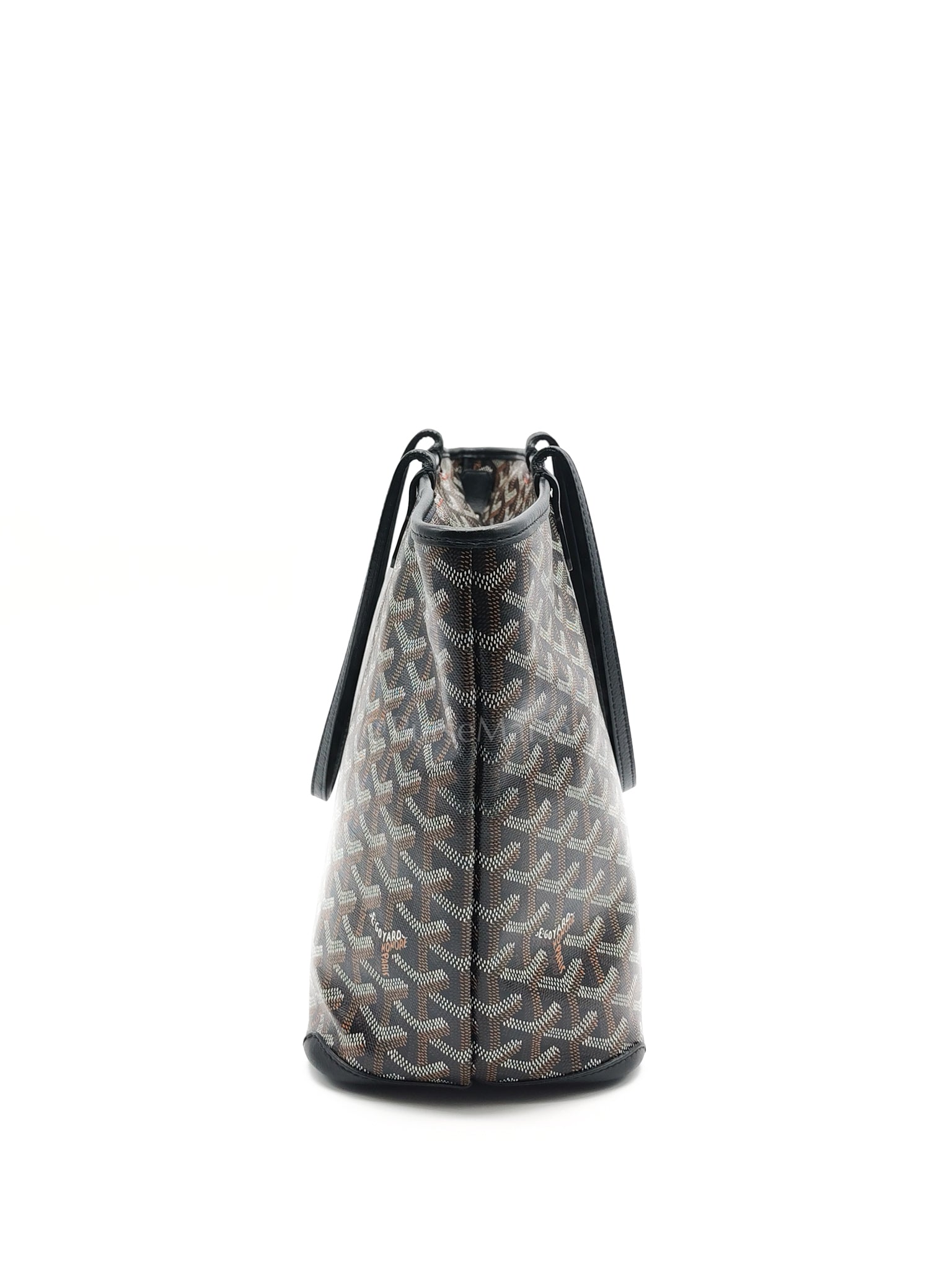 Artois PM in Black Goyardine Canvas Tote Bag | Purse Maison Luxury Bags Shop