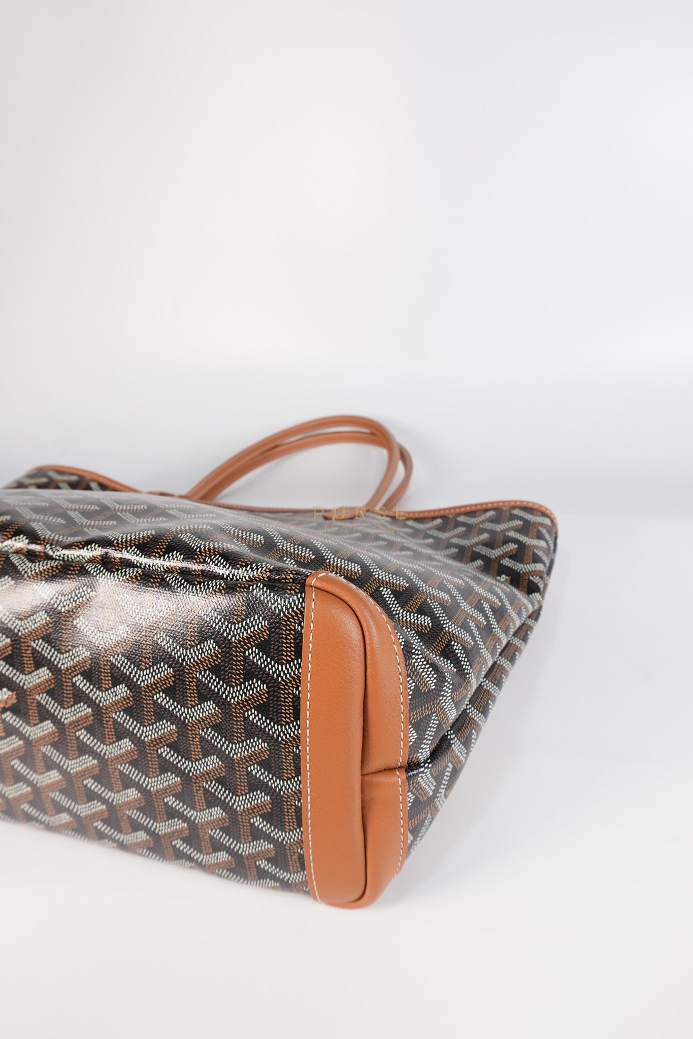 Artois PM Tan in Goyardine Canvas | Purse Maison Luxury Bags Shop