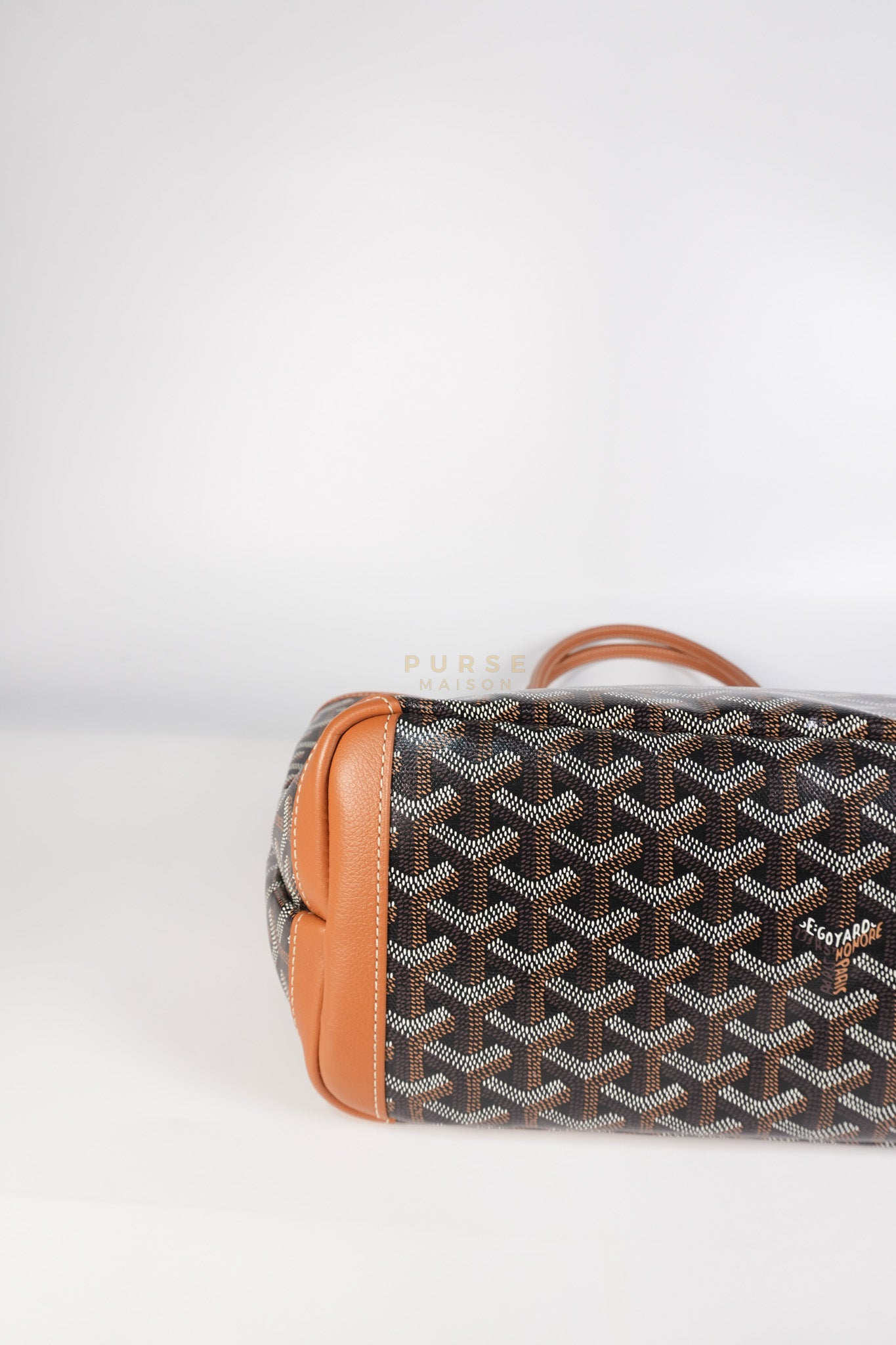 Artois PM Tan in Goyardine Canvas | Purse Maison Luxury Bags Shop