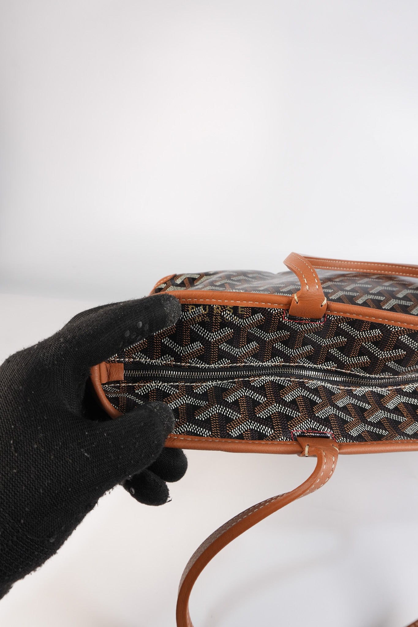 Artois PM Tan in Goyardine Canvas | Purse Maison Luxury Bags Shop