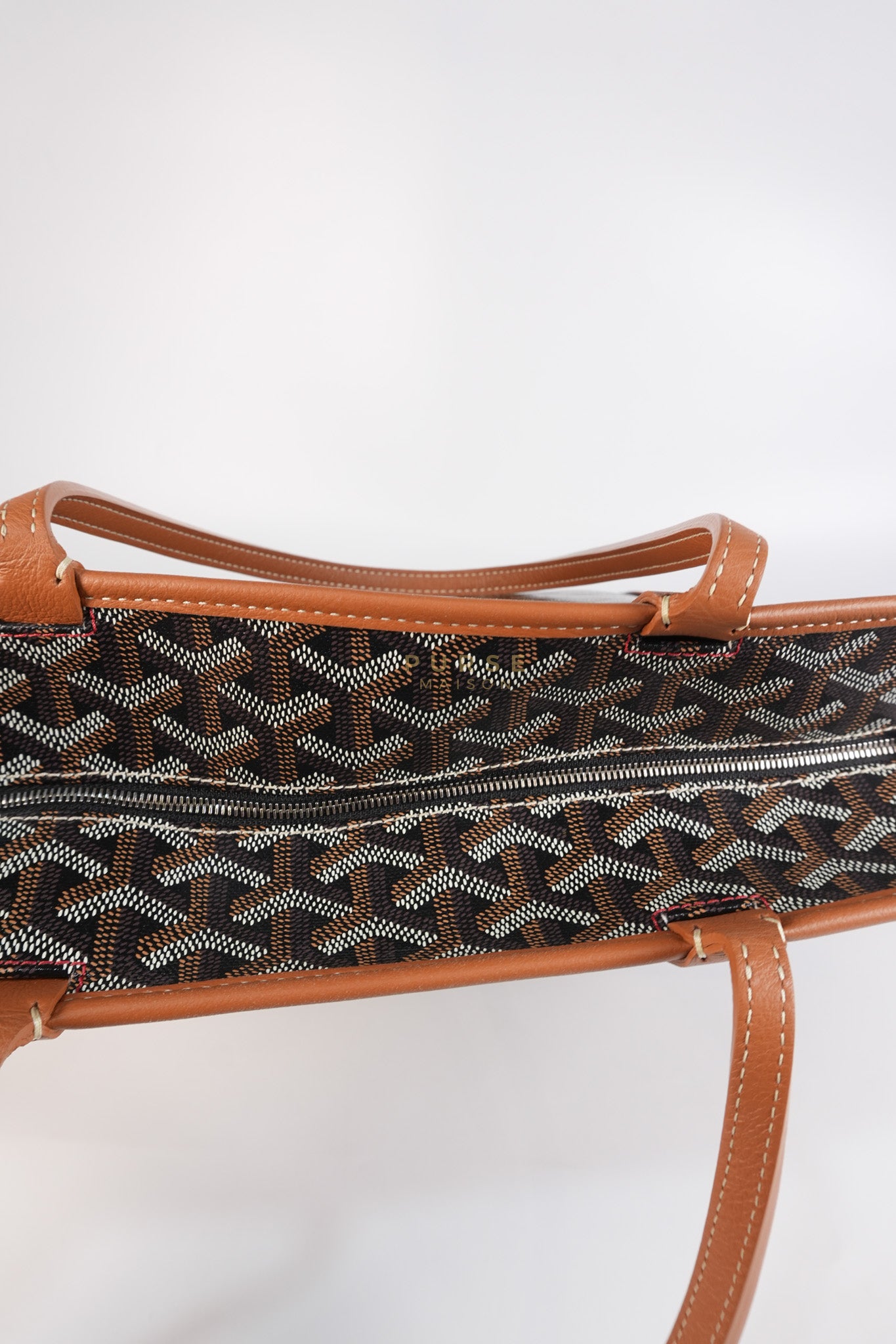 Artois PM Tan in Goyardine Canvas | Purse Maison Luxury Bags Shop