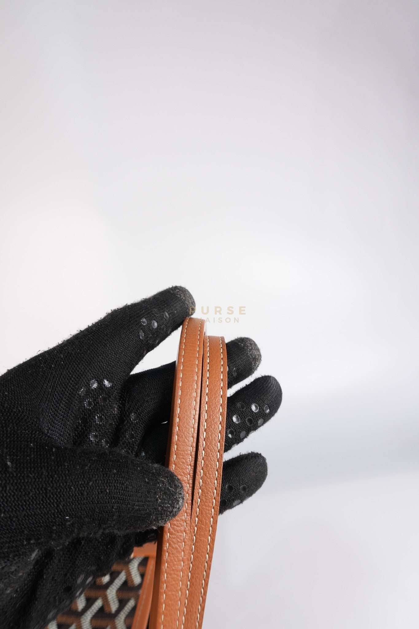 Artois PM Tan in Goyardine Canvas | Purse Maison Luxury Bags Shop