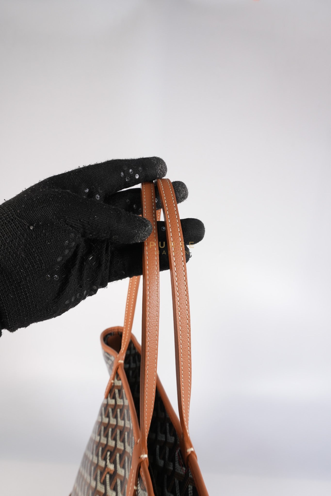 Artois PM Tan in Goyardine Canvas | Purse Maison Luxury Bags Shop