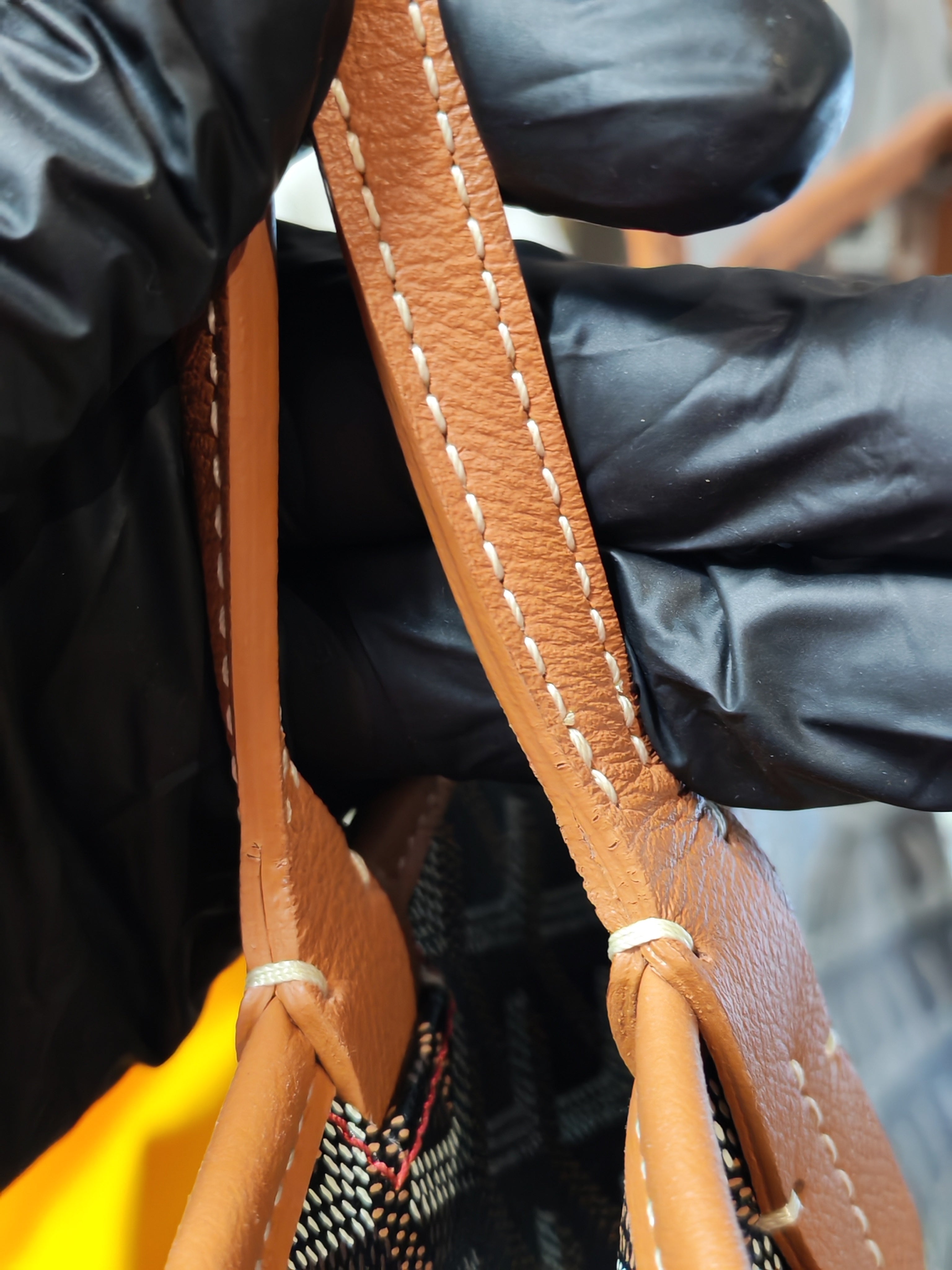 Artois PM Tan in Goyardine Canvas | Purse Maison Luxury Bags Shop