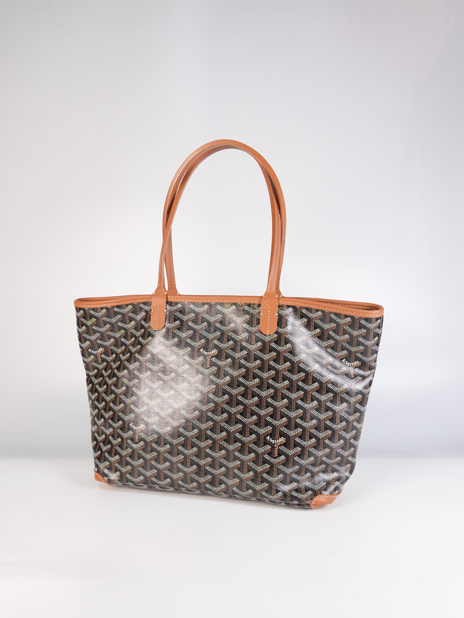 Artois PM Tan in Goyardine Canvas | Purse Maison Luxury Bags Shop