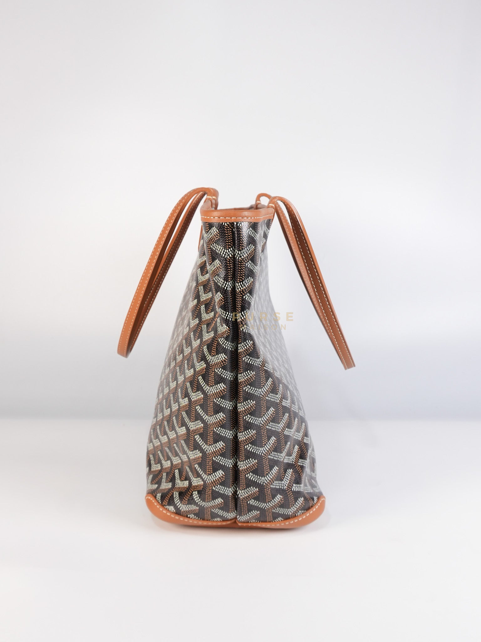 Artois PM Tan in Goyardine Canvas | Purse Maison Luxury Bags Shop