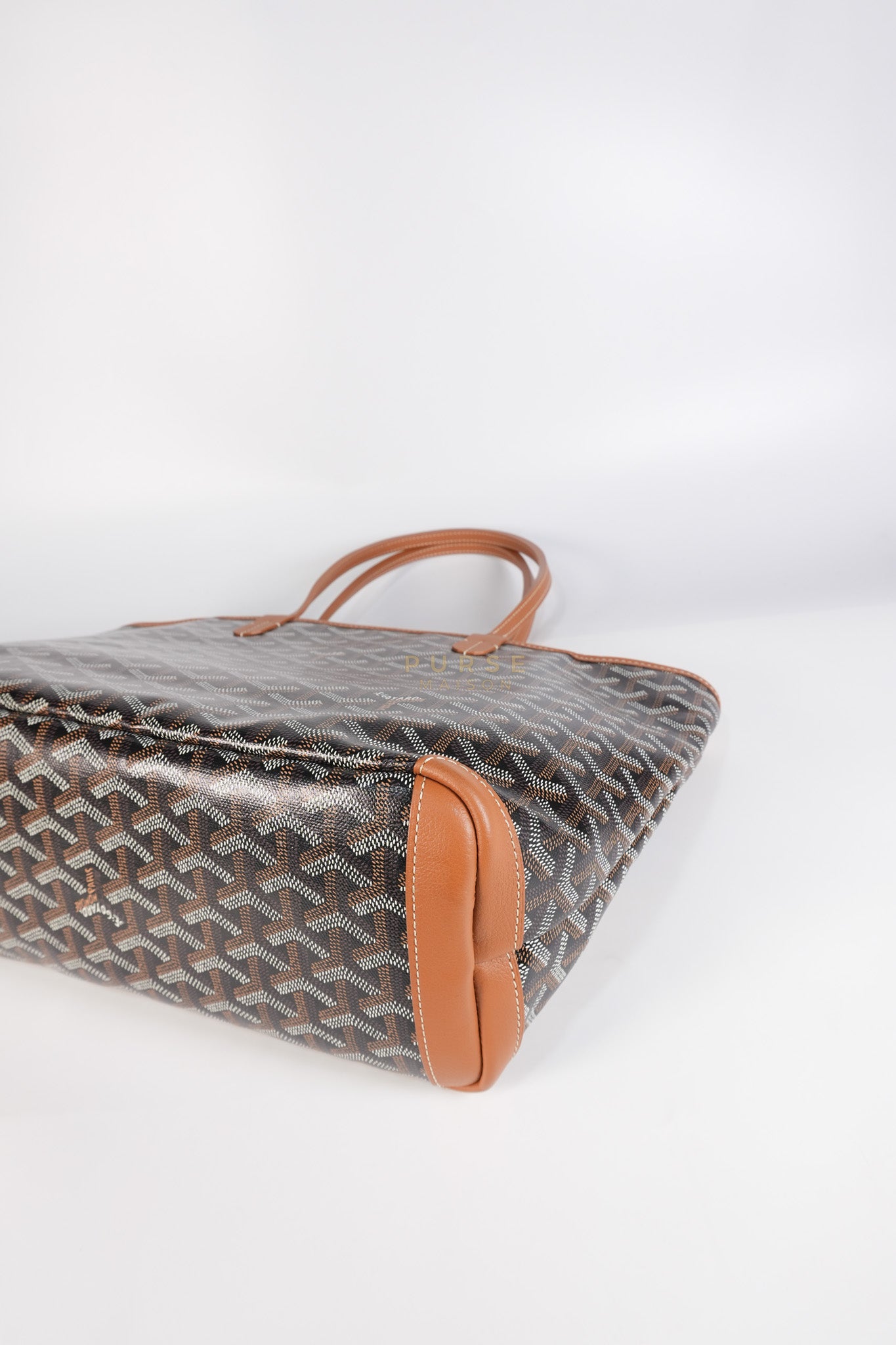 Artois PM Tan in Goyardine Canvas | Purse Maison Luxury Bags Shop