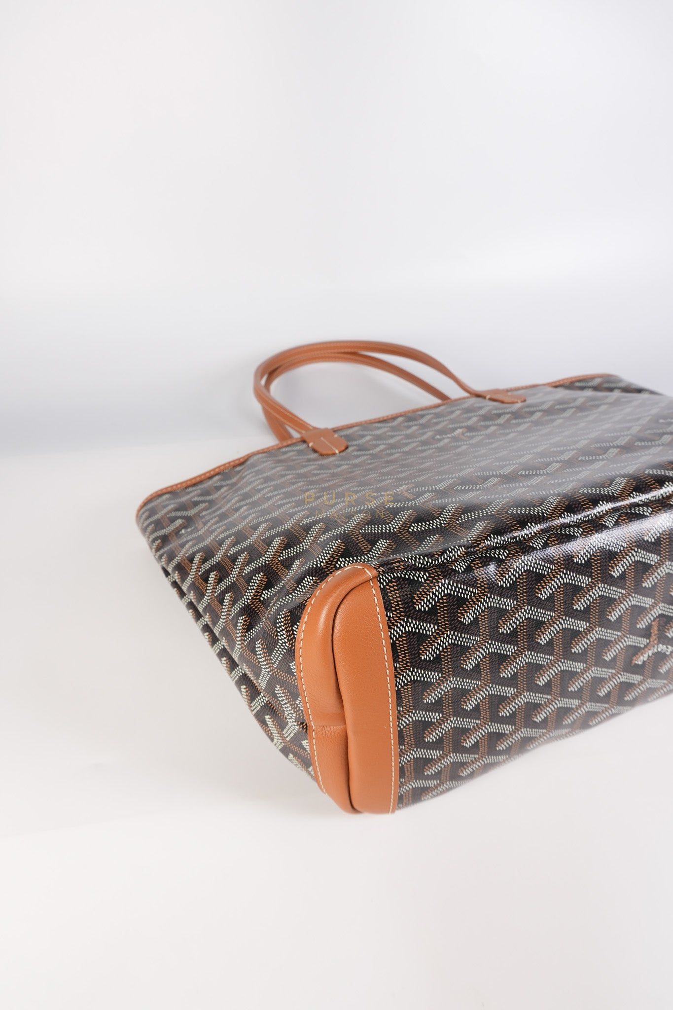Artois PM Tan in Goyardine Canvas | Purse Maison Luxury Bags Shop