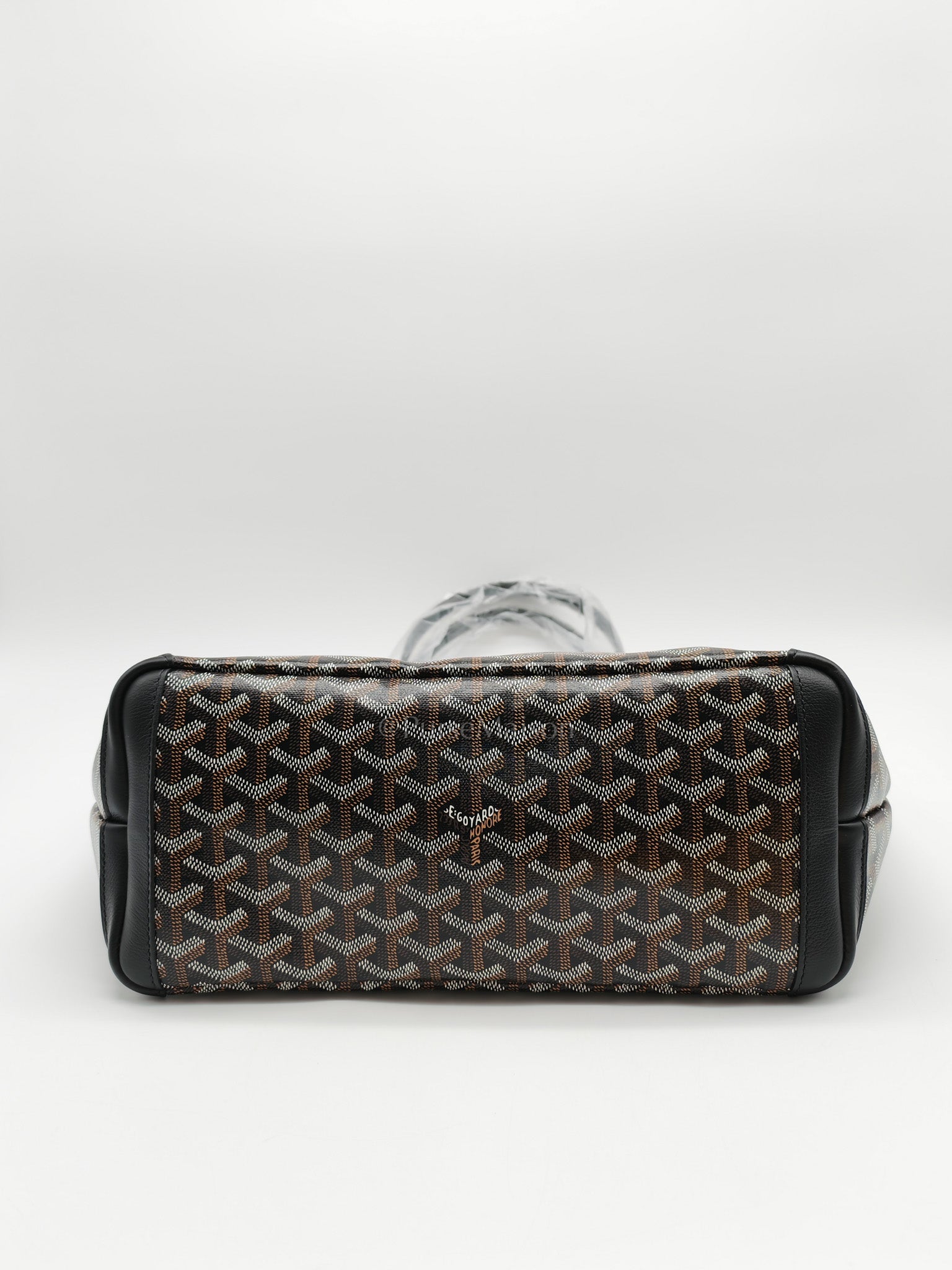 Artois PM Tote Bag in Black Goyardine Canvas | Purse Maison Luxury Bags Shop