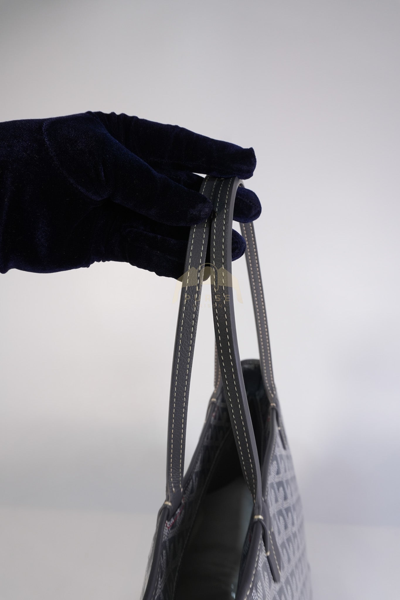 Artois PM Tote Bag in Gray Goyardine Canvas | Purse Maison Luxury Bags Shop