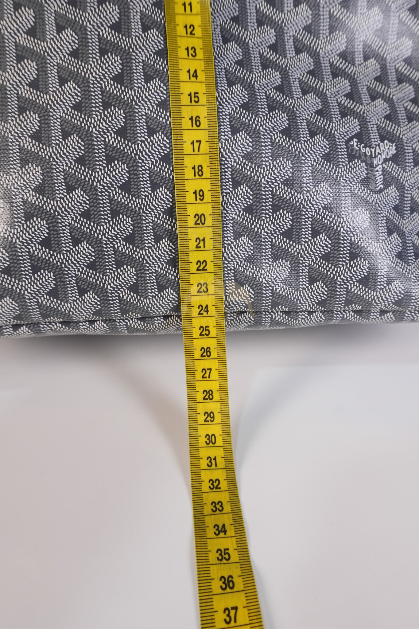 Artois PM Tote Bag in Gray Goyardine Canvas | Purse Maison Luxury Bags Shop