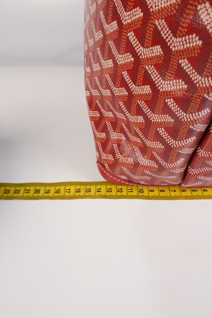 Artois PM Tote Bag in Red Goyardine Canvas | Purse Maison Luxury Bags Shop