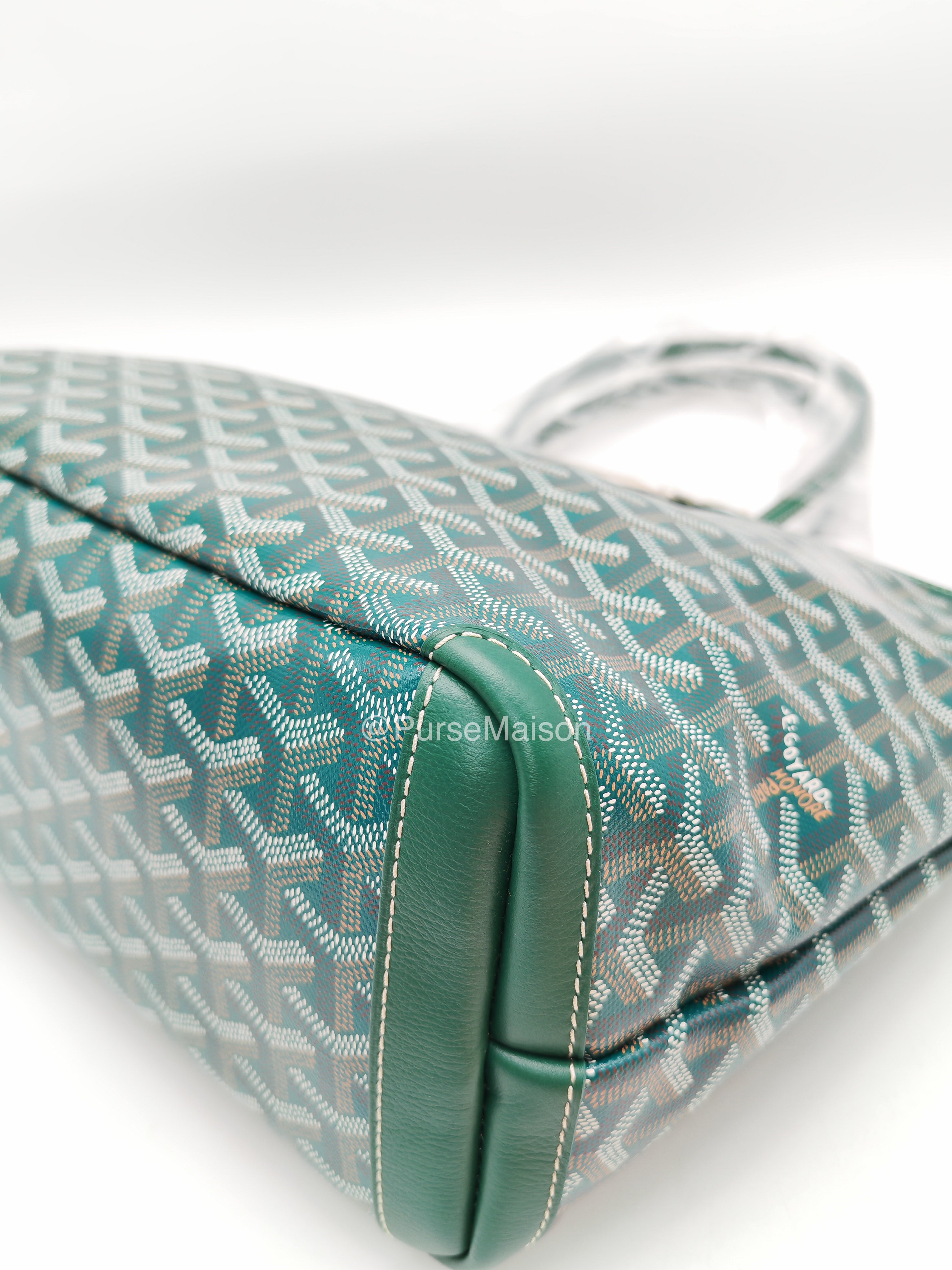 Goyard Artois PM in Green Goyadine Canvas