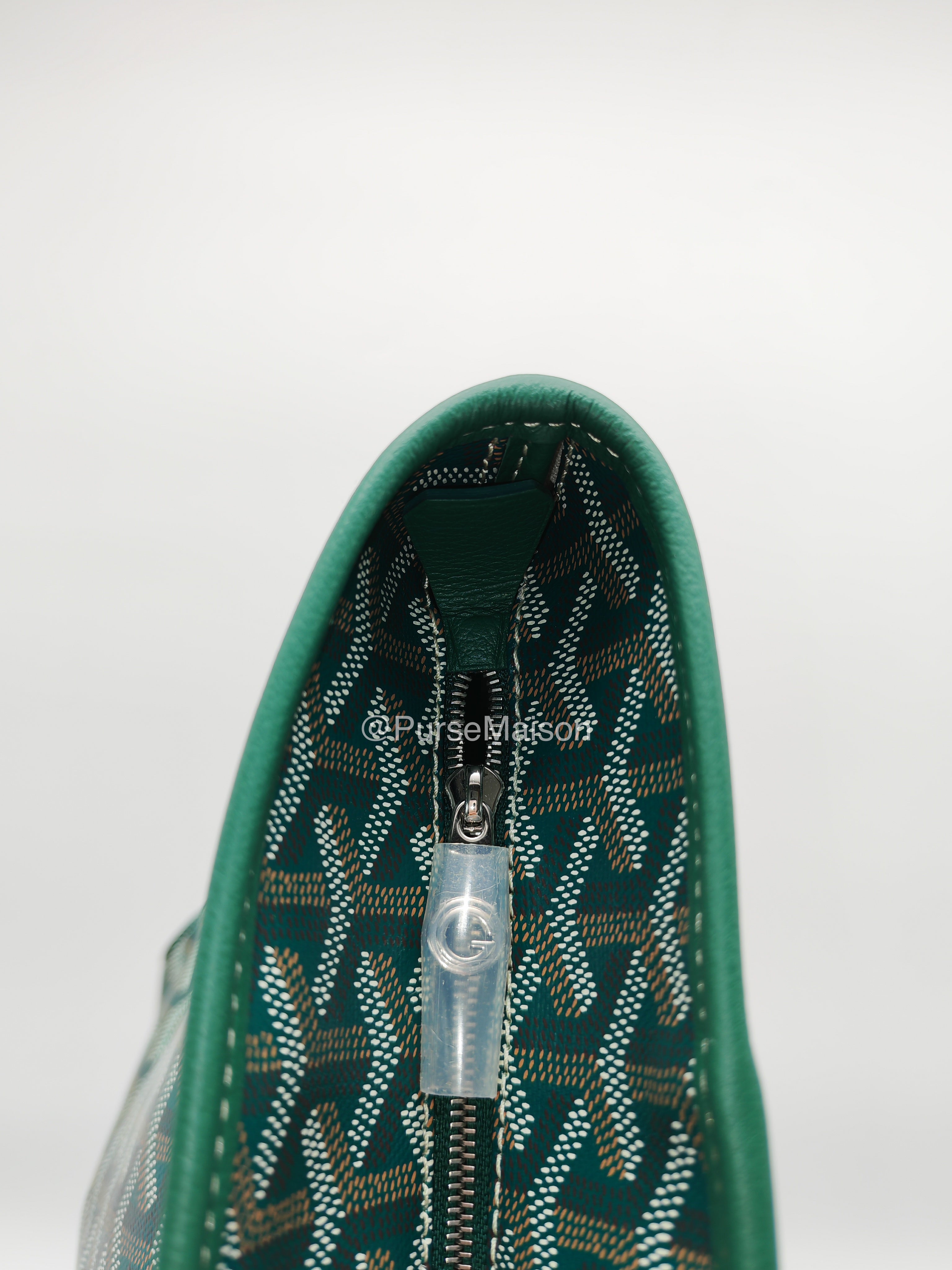Goyard Artois PM in Green Goyadine Canvas